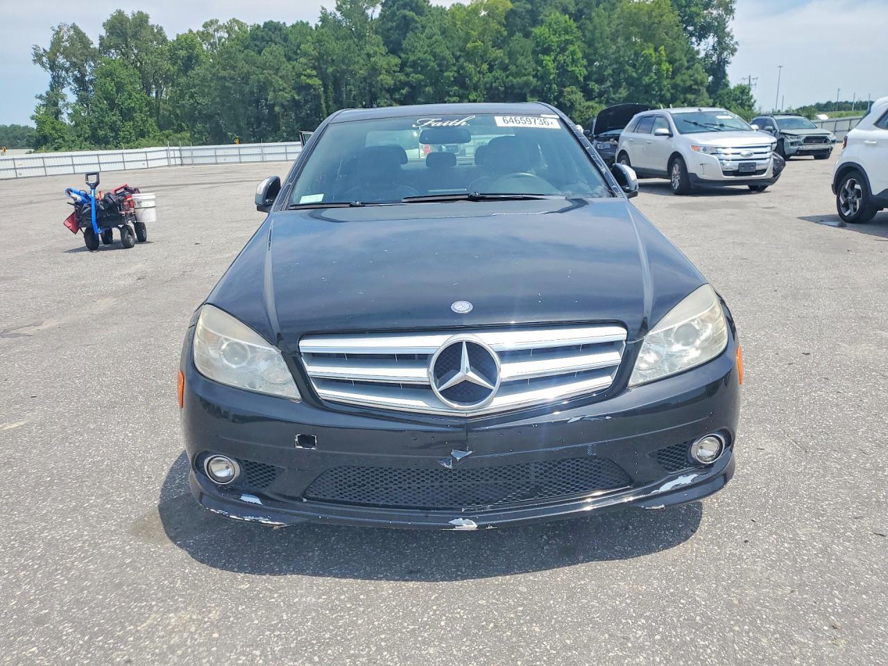 2008 Mercedes-benz C 300 4matic Black vin: WDDGF81X38F142297