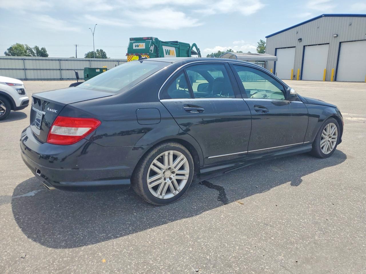 2008 Mercedes-benz C 300 4matic Black vin: WDDGF81X38F142297