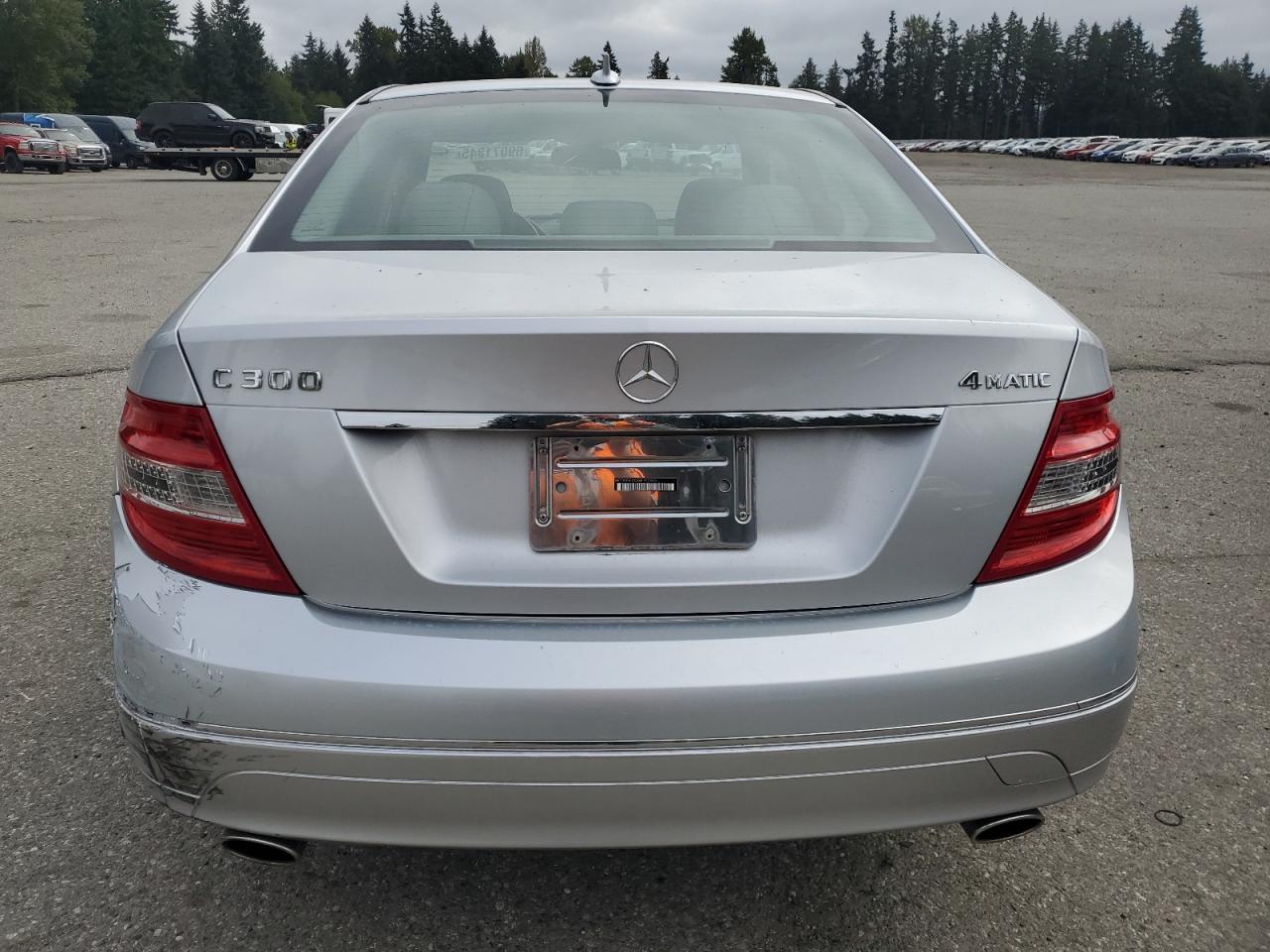 2008 Mercedes-benz C 300 4matic Silver vin: WDDGF81X38F150903