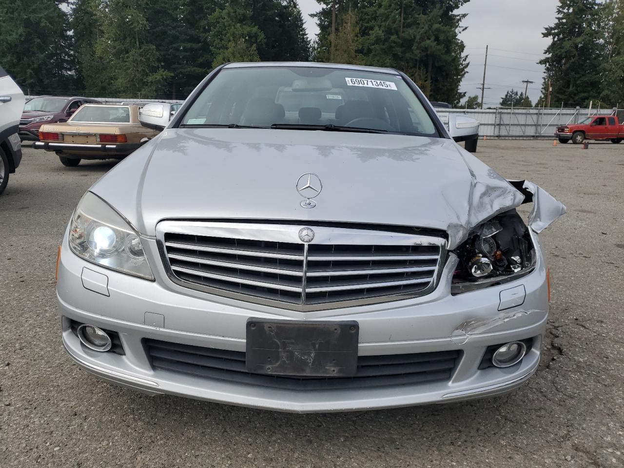 2008 Mercedes-benz C 300 4matic Silver vin: WDDGF81X38F150903
