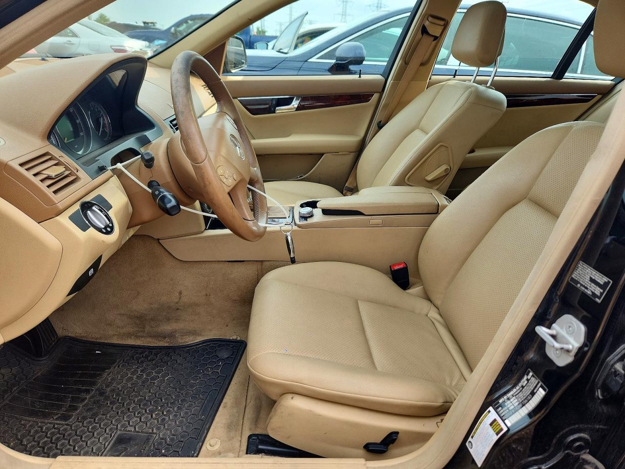 2008 Mercedes-benz C 300 4matic Black vin: WDDGF81X38F156183