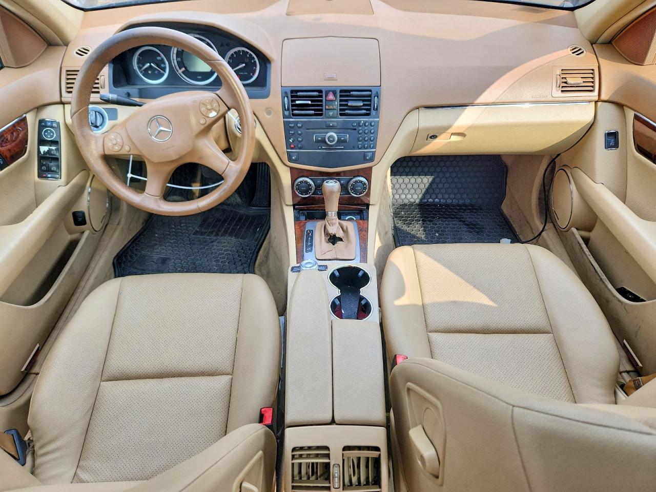2008 Mercedes-benz C 300 4matic Black vin: WDDGF81X38F156183