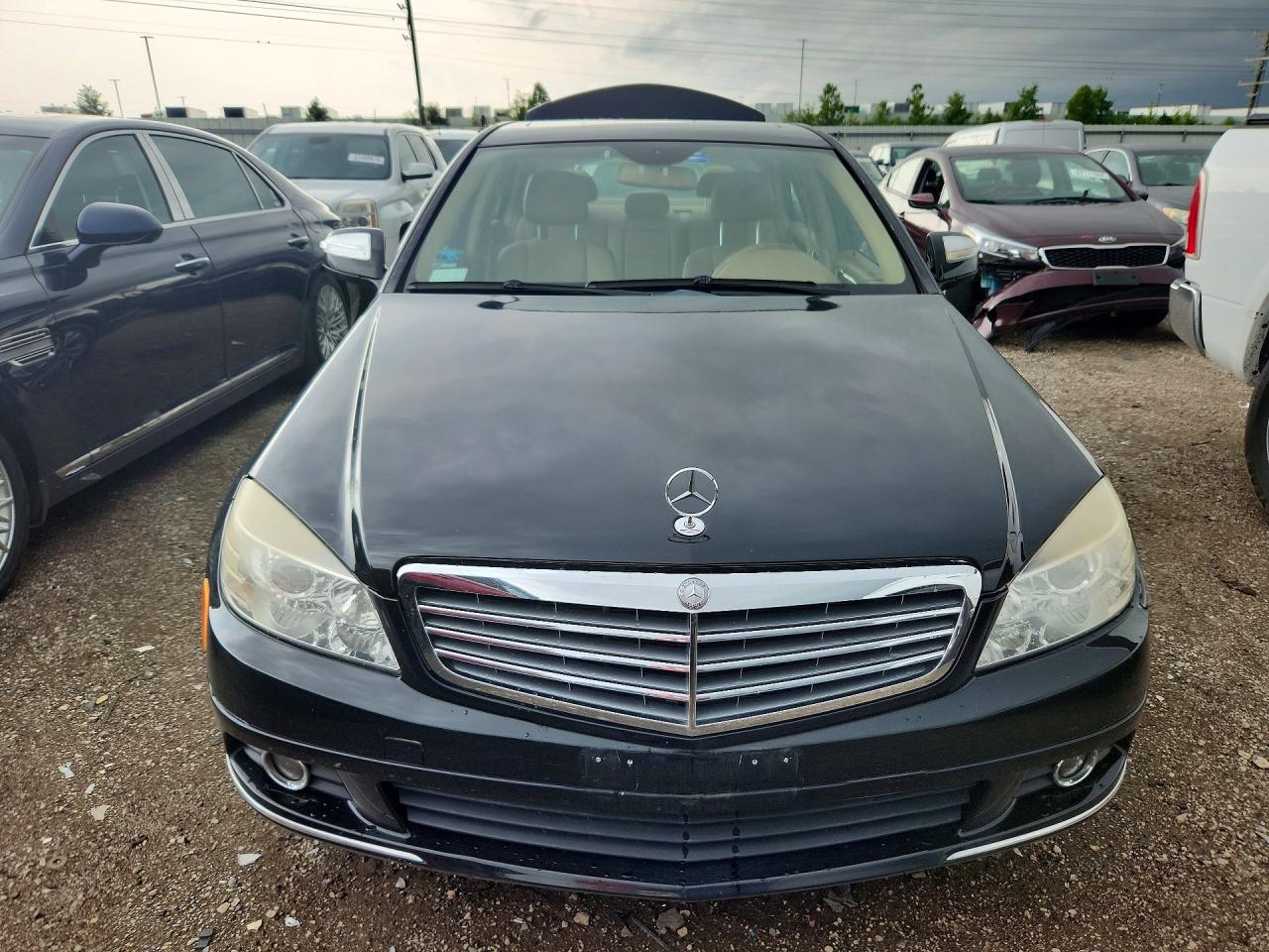 2008 Mercedes-benz C 300 4matic Black vin: WDDGF81X38F156183