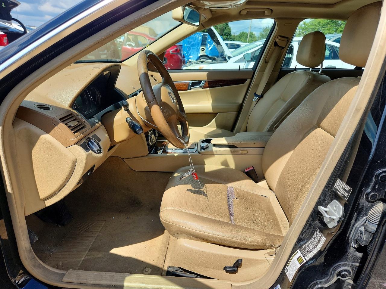 2008 Mercedes-benz C 300 4matic Black vin: WDDGF81X38F191516