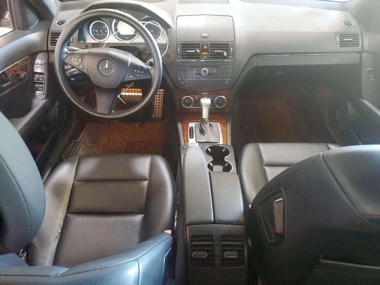 2009 Mercedes-benz C 300 4matic Black vin: WDDGF81X39F202094