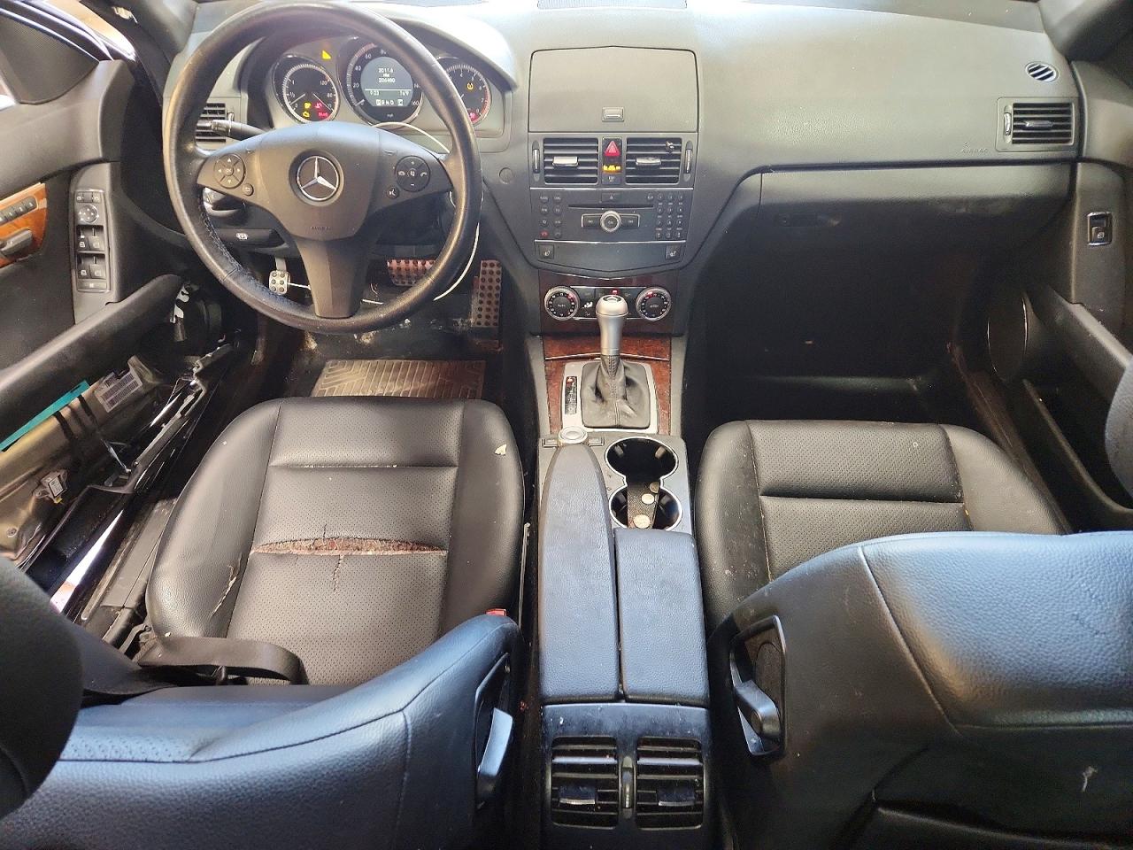 2009 Mercedes-benz C 300 4matic Black vin: WDDGF81X39F253854