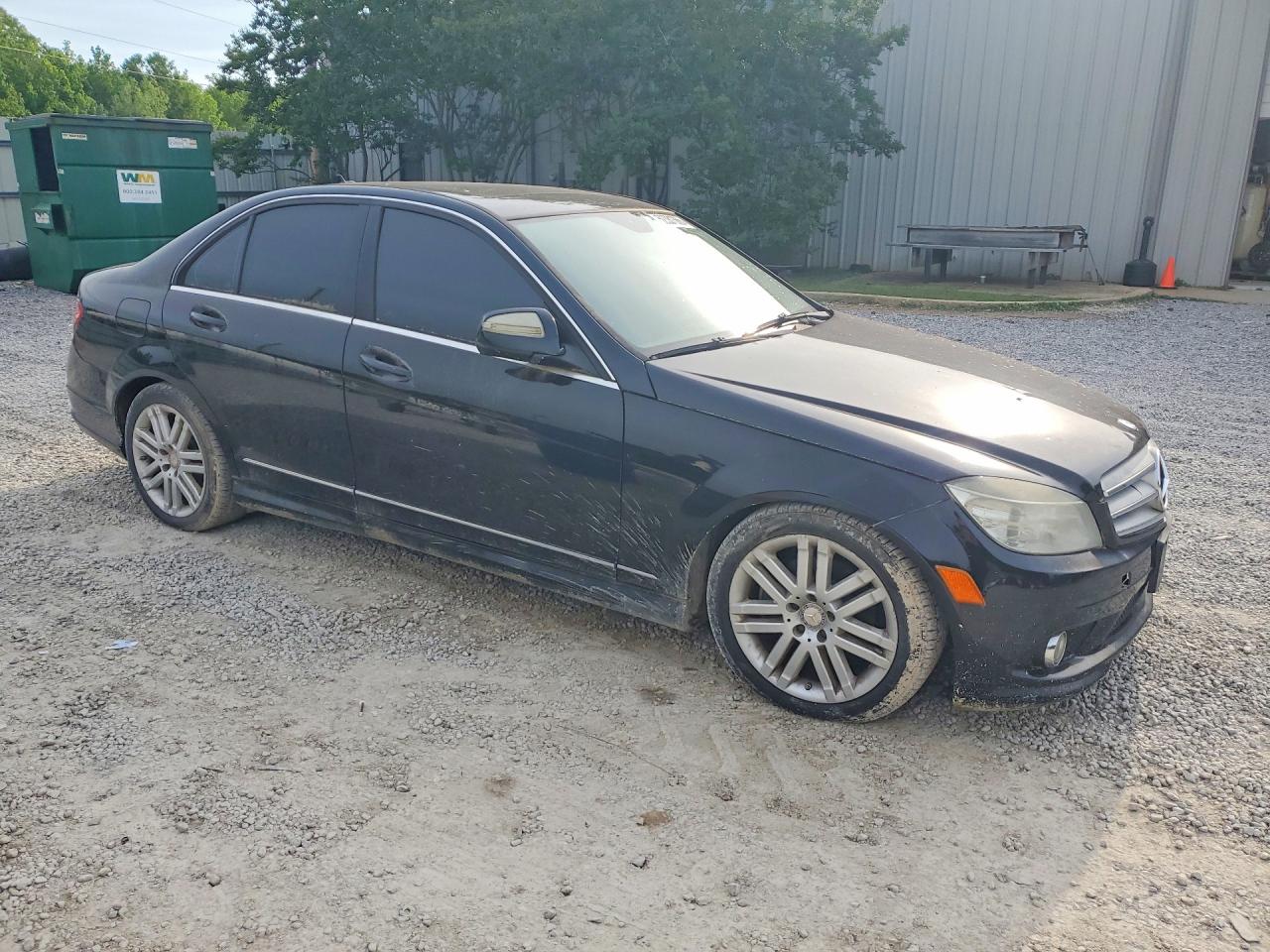 2009 Mercedes-benz C 300 4matic Черный vin: WDDGF81X39R051773