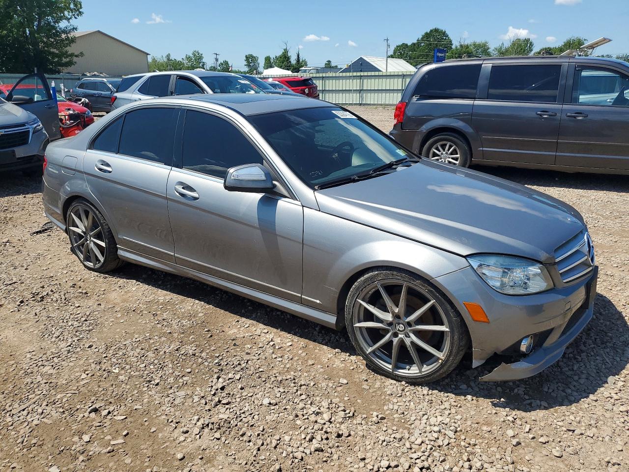 2009 Mercedes-benz C 300 4matic Gray vin: WDDGF81X39R083459