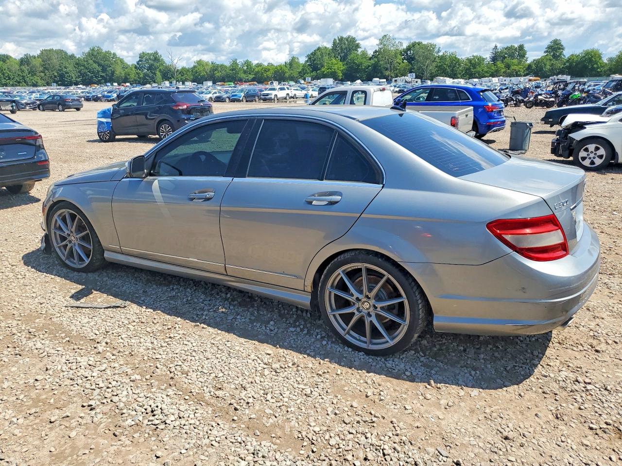 2009 Mercedes-benz C 300 4matic Gray vin: WDDGF81X39R083459