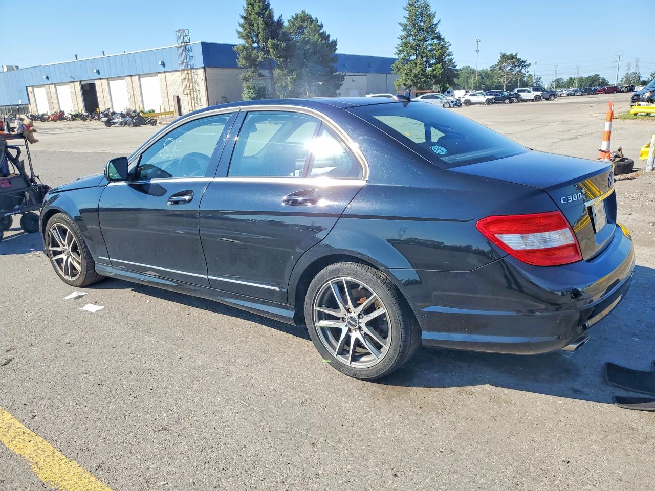 2008 Mercedes-benz C 300 4matic Black vin: WDDGF81X48F078917