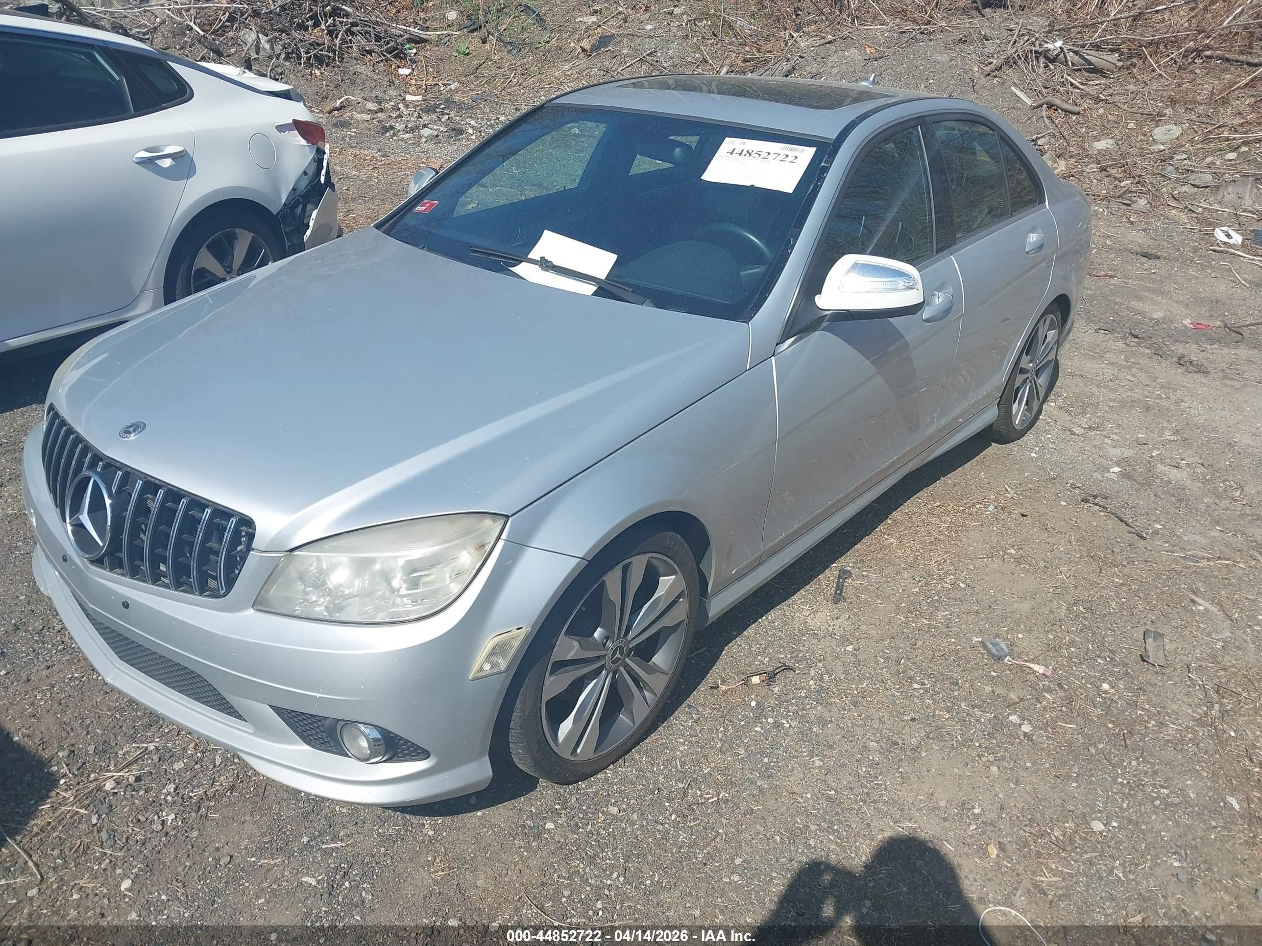 2008 Mercedes-benz C 300 Luxury 4matic/sport 4matic Silver vin: WDDGF81X48F101497