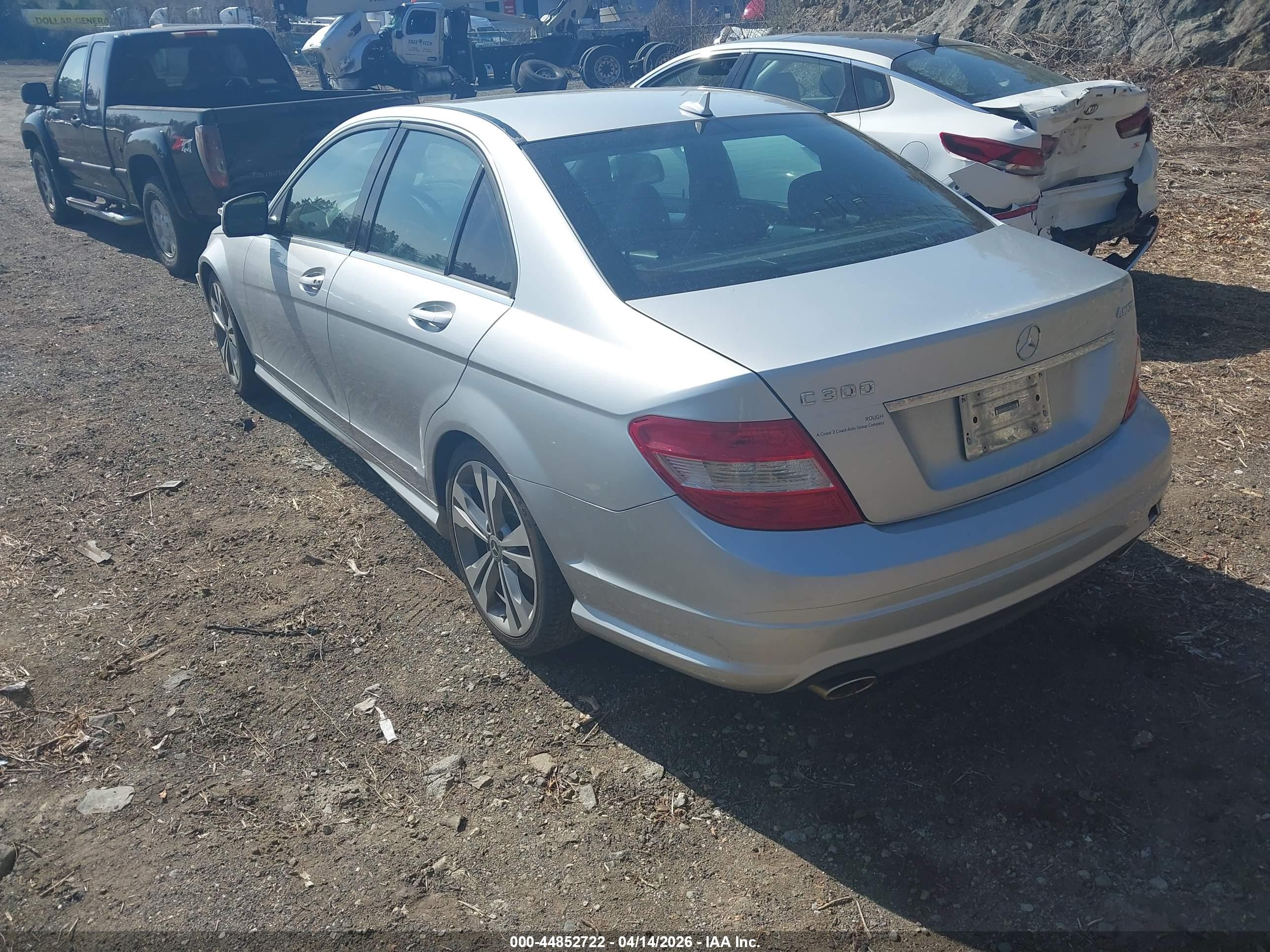 2008 Mercedes-benz C 300 Luxury 4matic/sport 4matic Silver vin: WDDGF81X48F101497