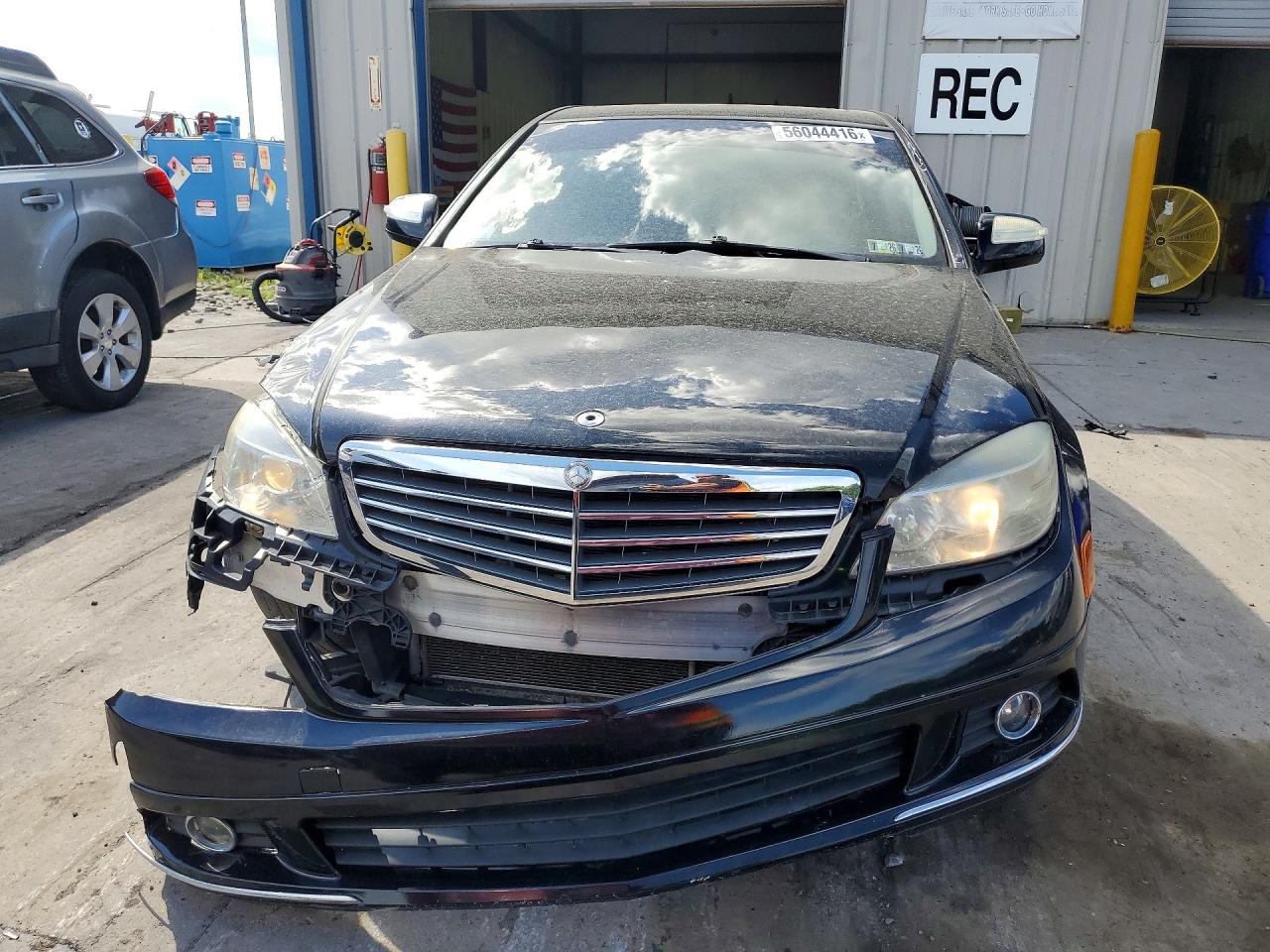 2009 Mercedes-benz C 300 4matic Black vin: WDDGF81X49F208096