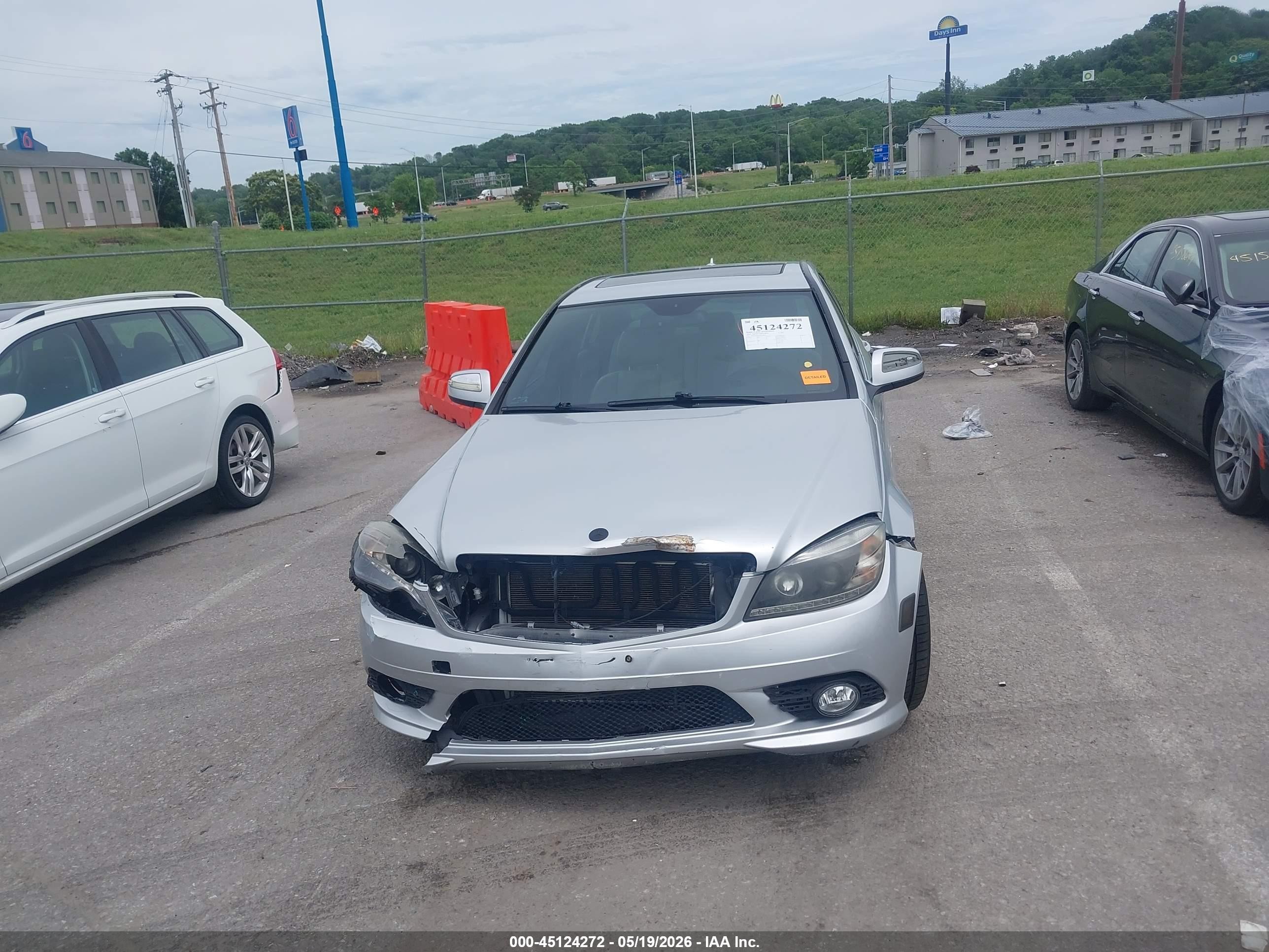 2009 Mercedes-benz C 300 Sport 4matic Silver vin: WDDGF81X49F266810