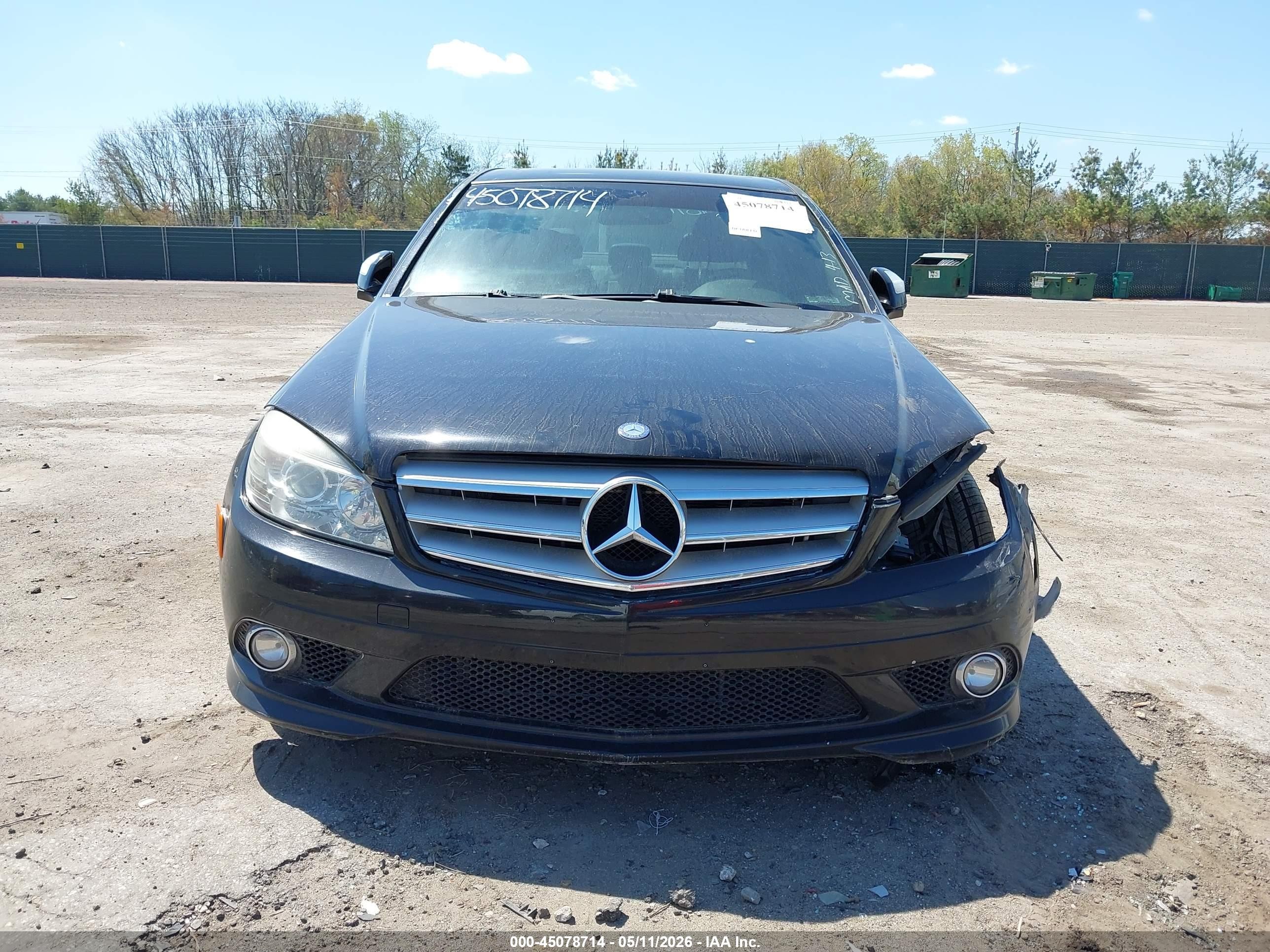 2009 Mercedes-benz C 300 Sport 4matic Black vin: WDDGF81X49F299385