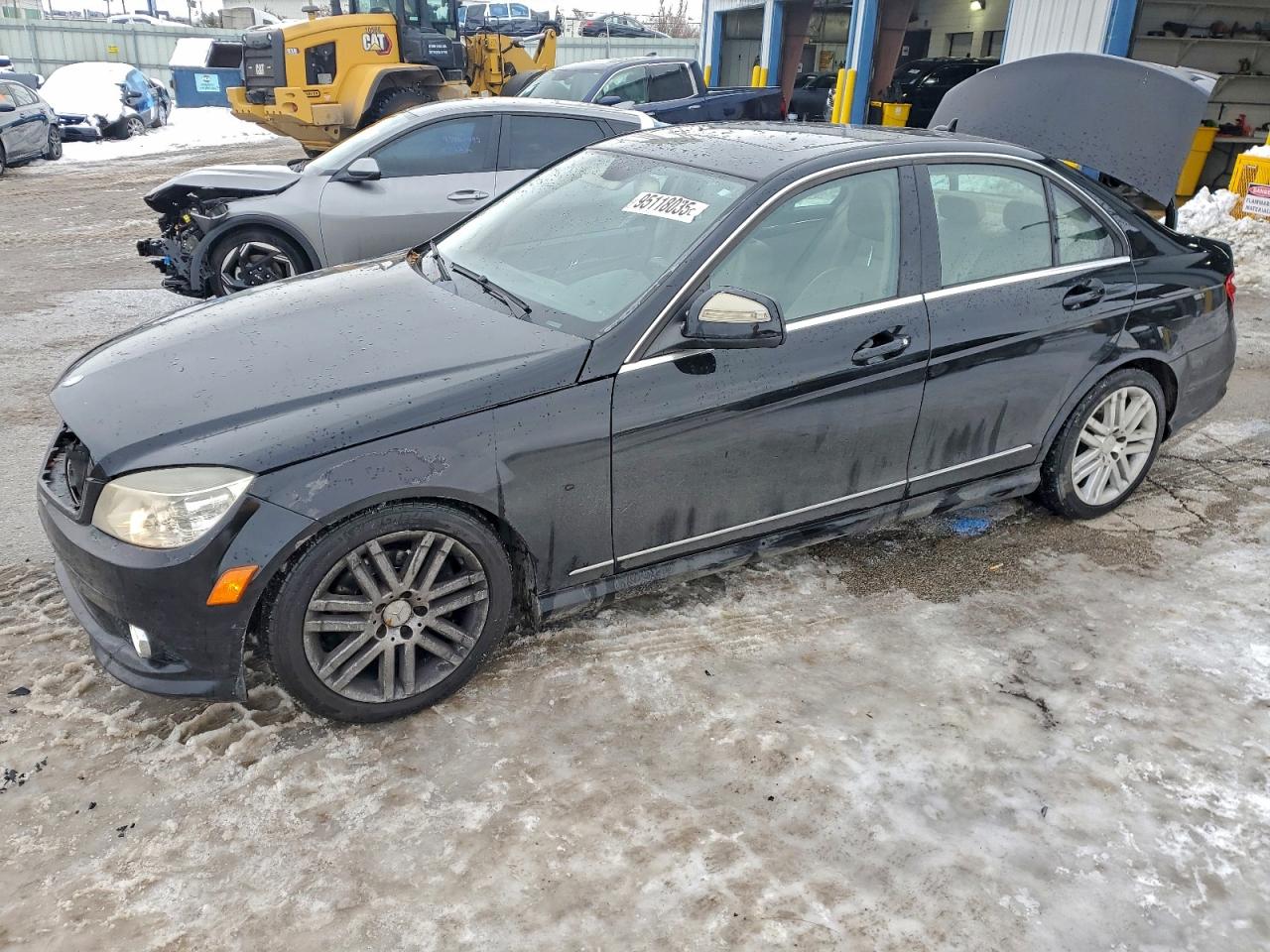 2009 Mercedes-benz C 300 4matic Черный vin: WDDGF81X49R060546
