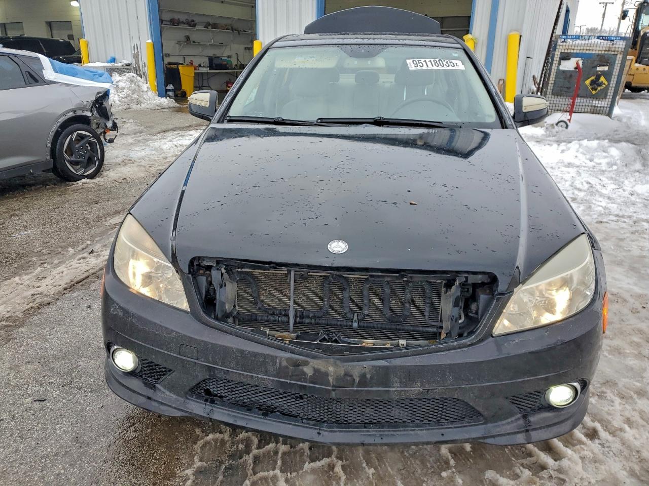 2009 Mercedes-benz C 300 4matic Черный vin: WDDGF81X49R060546