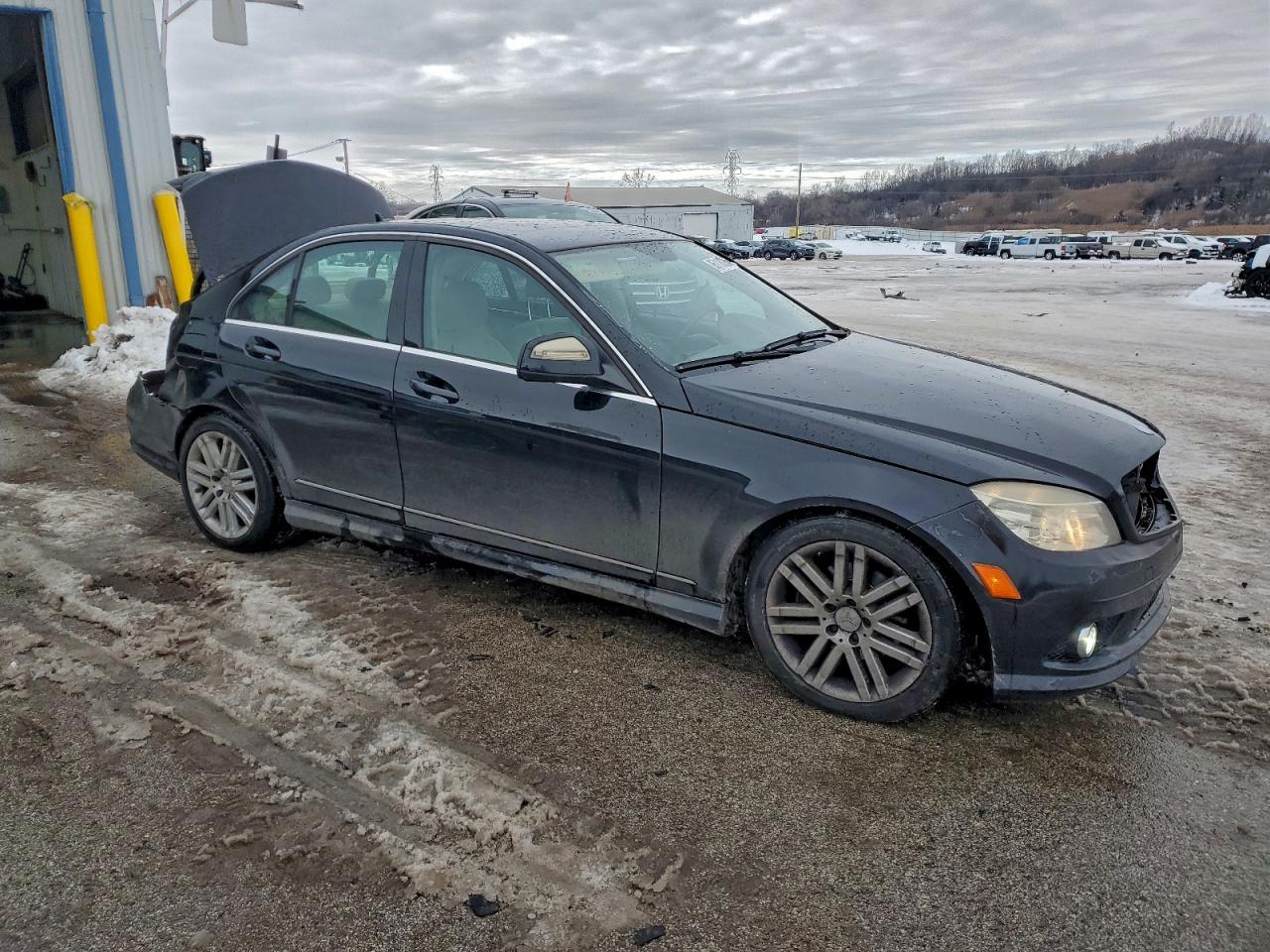 2009 Mercedes-benz C 300 4matic Черный vin: WDDGF81X49R060546