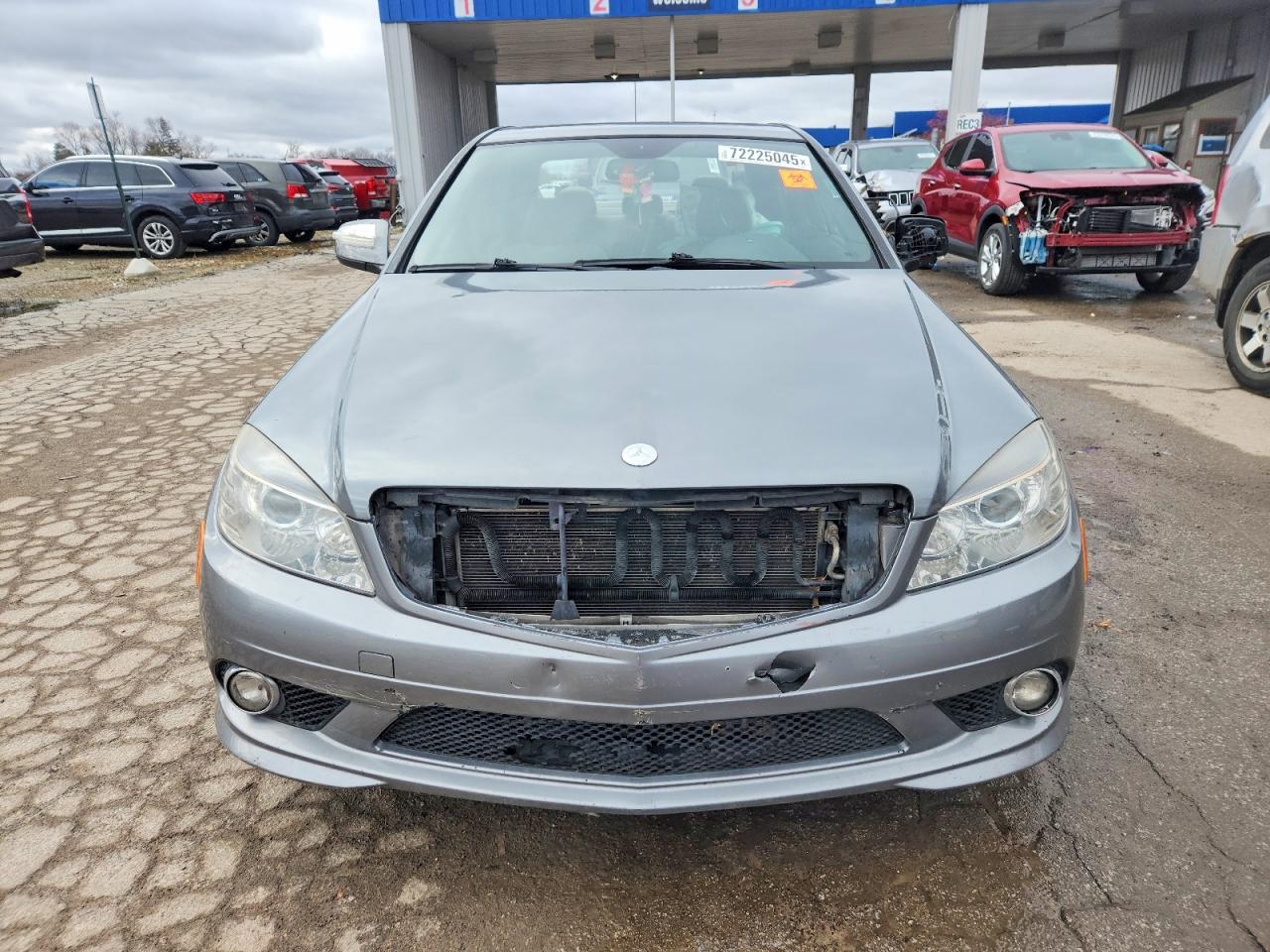2008 Mercedes-benz C 300 4matic Silver vin: WDDGF81X58F059972