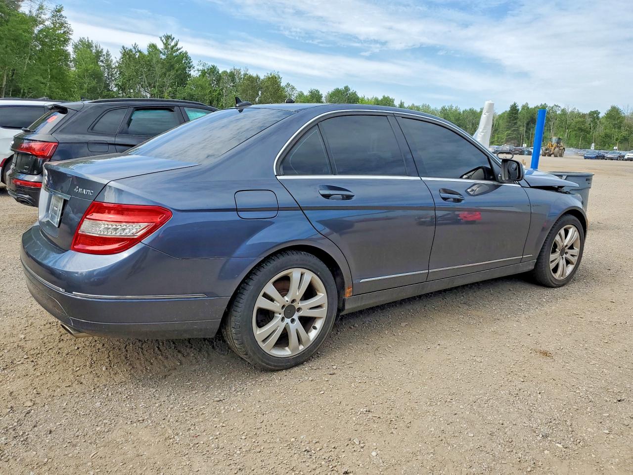 2008 Mercedes-benz C 300 4matic Gray vin: WDDGF81X58F065917
