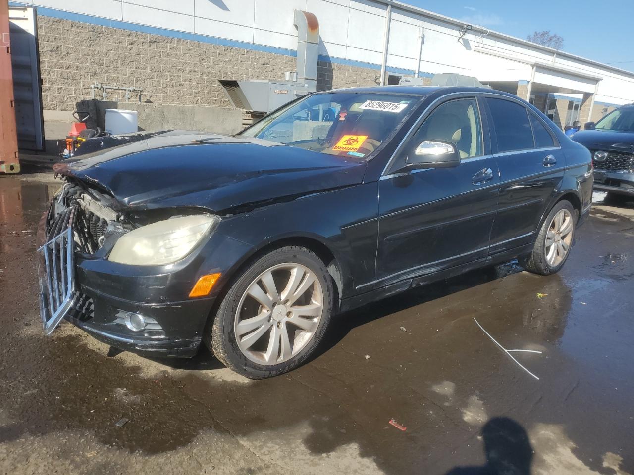 2008 Mercedes-benz C 300 4matic Black vin: WDDGF81X58F105347