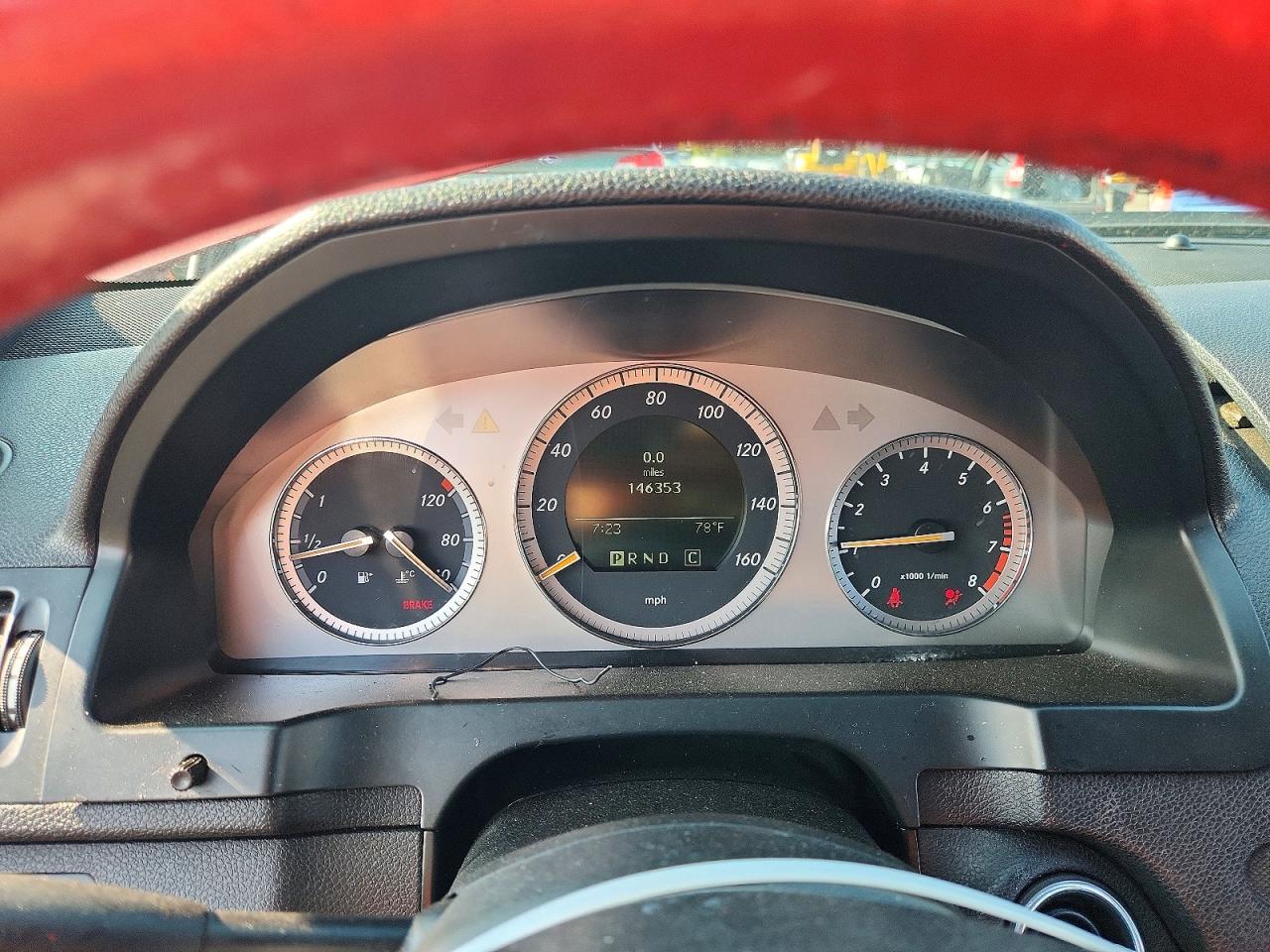 2008 Mercedes-benz C 300 4matic Red vin: WDDGF81X58F156542