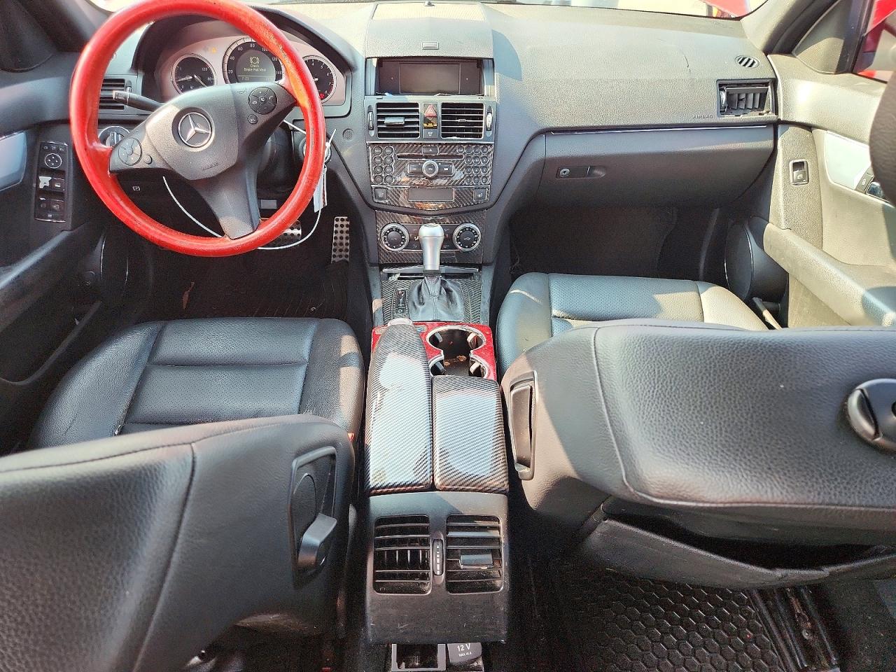 2008 Mercedes-benz C 300 4matic Red vin: WDDGF81X58F156542