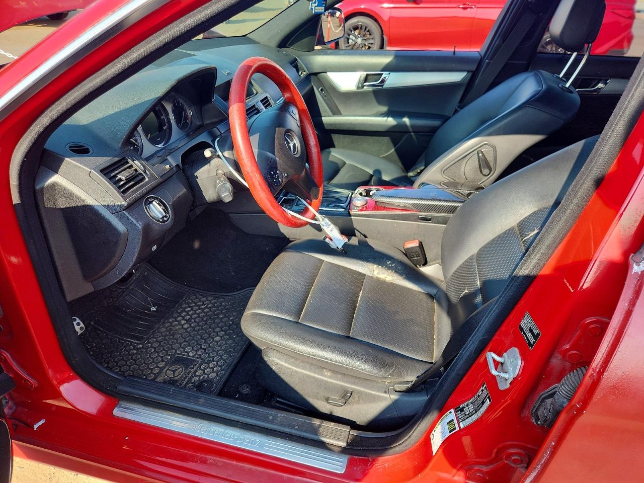 2008 Mercedes-benz C 300 4matic Red vin: WDDGF81X58F156542