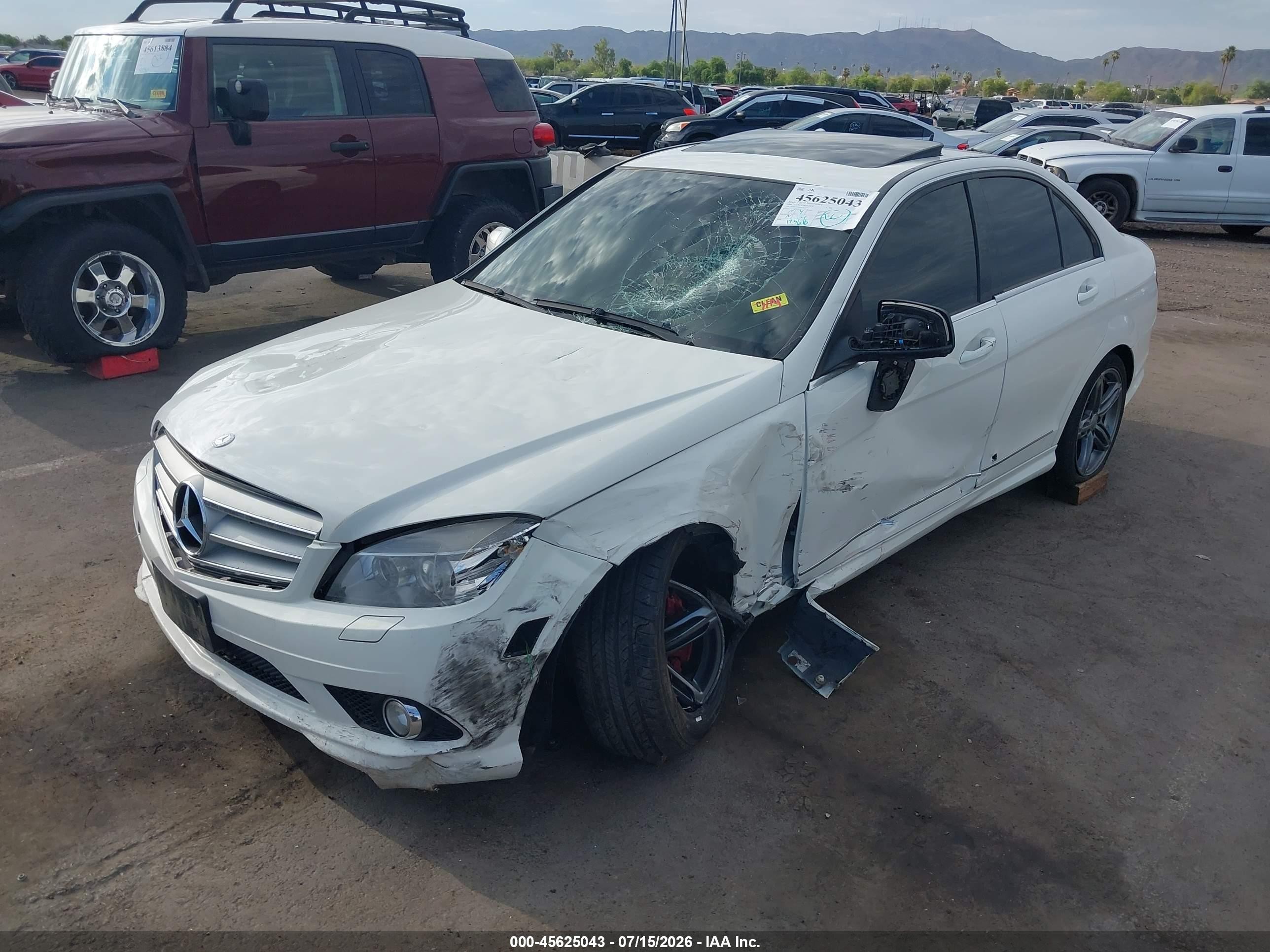 2008 Mercedes-benz C 300 Luxury 4matic/sport 4matic White vin: WDDGF81X58F172241