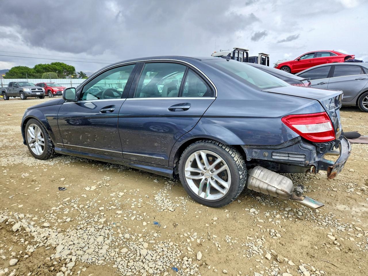 2008 Mercedes-benz C 300 4matic Серый vin: WDDGF81X58F186740