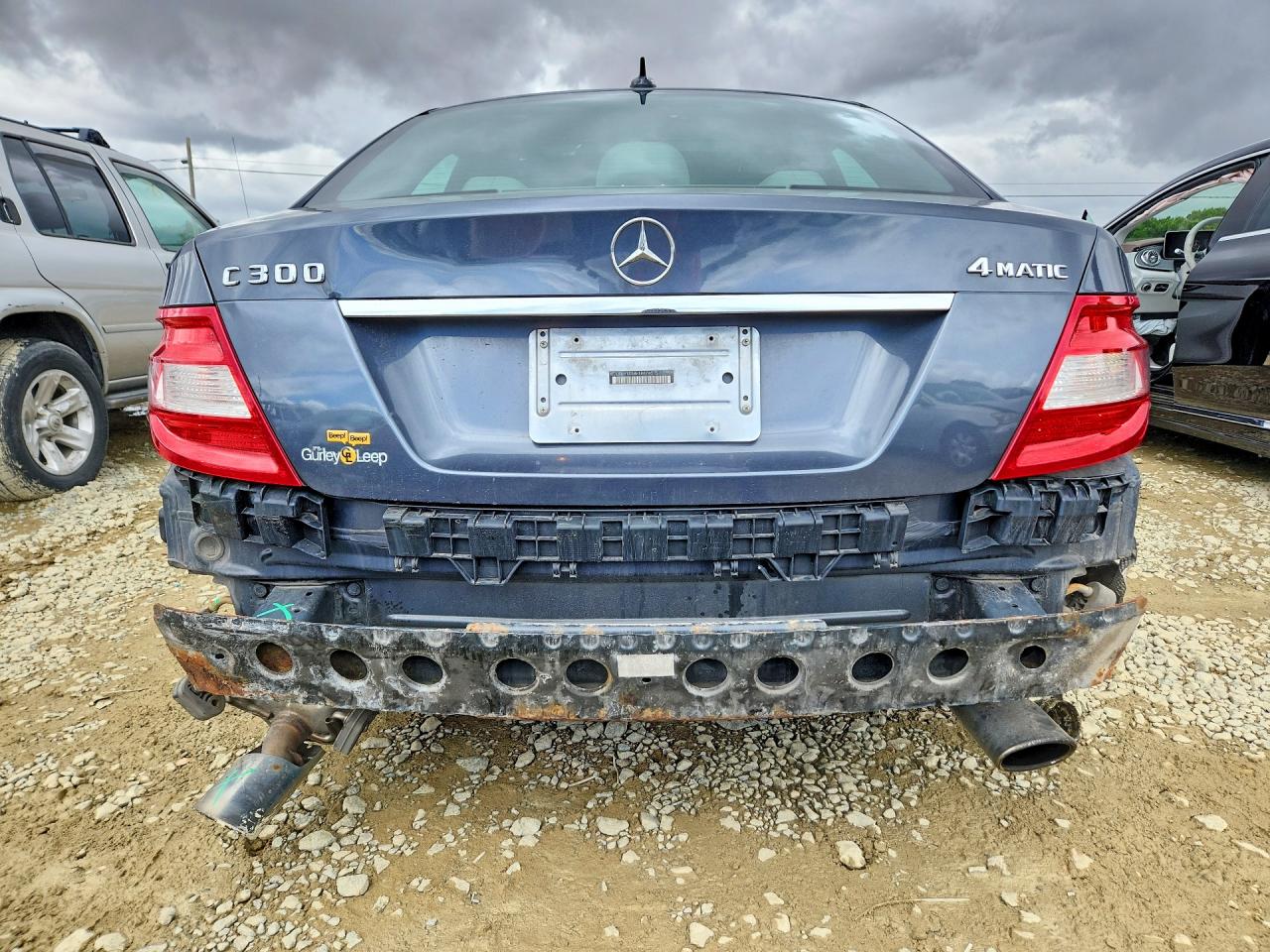 2008 Mercedes-benz C 300 4matic Серый vin: WDDGF81X58F186740