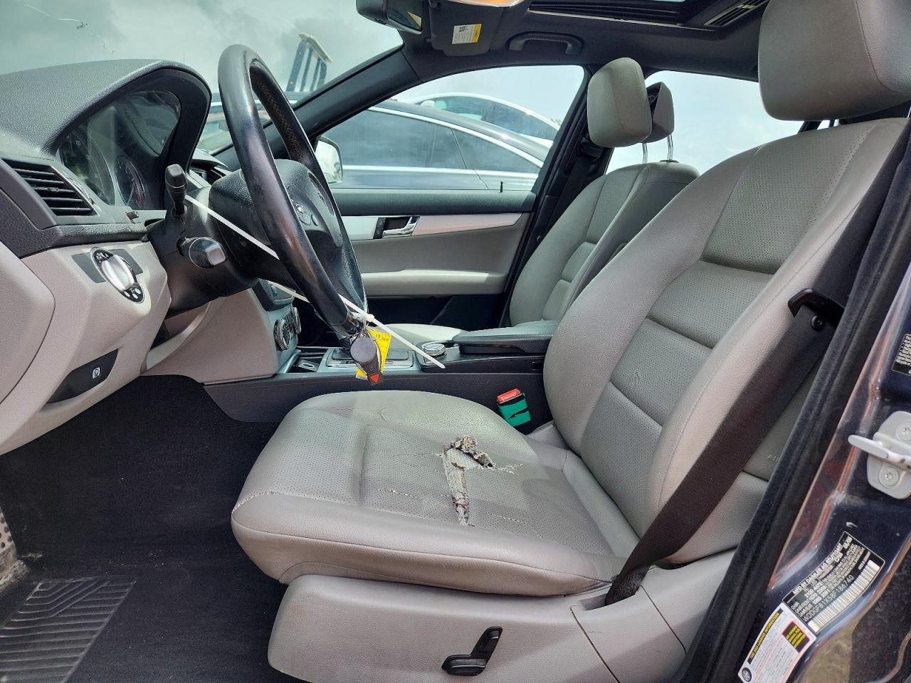 2008 Mercedes-benz C 300 4matic Серый vin: WDDGF81X58F186740