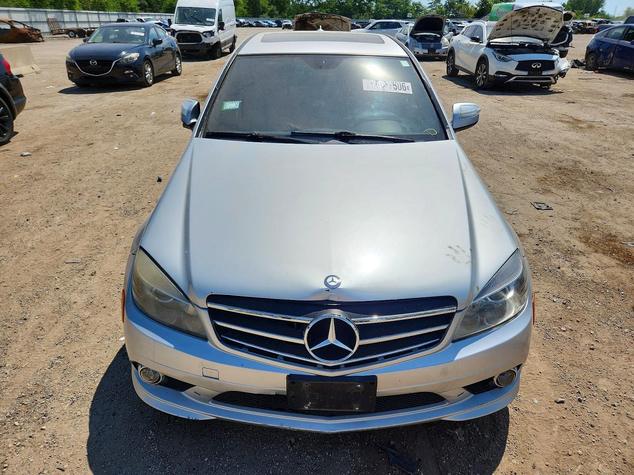 2009 Mercedes-benz C 300 4matic Silver vin: WDDGF81X59F238871