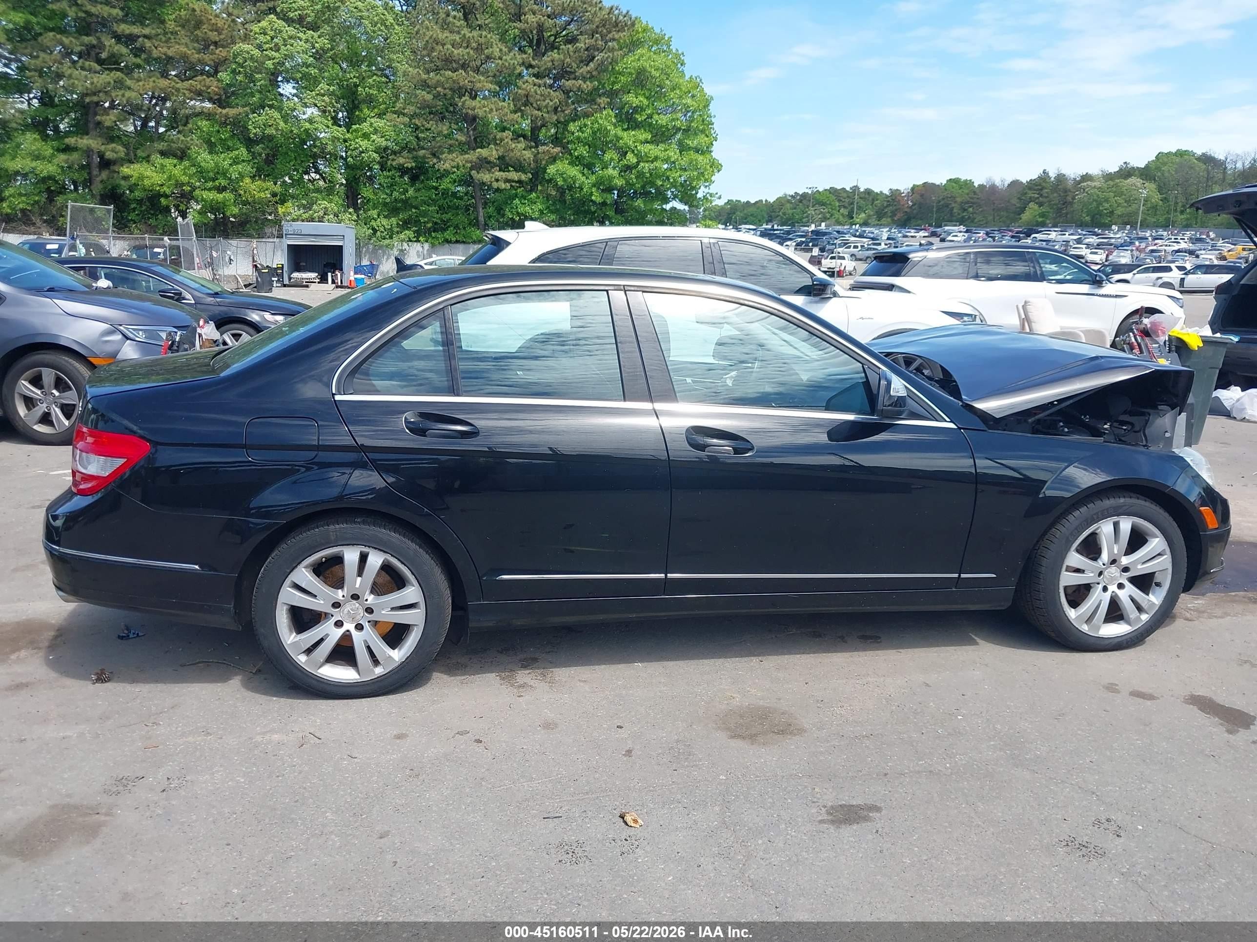 2009 Mercedes-benz C 300 Luxury 4matic/sport 4matic Black vin: WDDGF81X59F252852