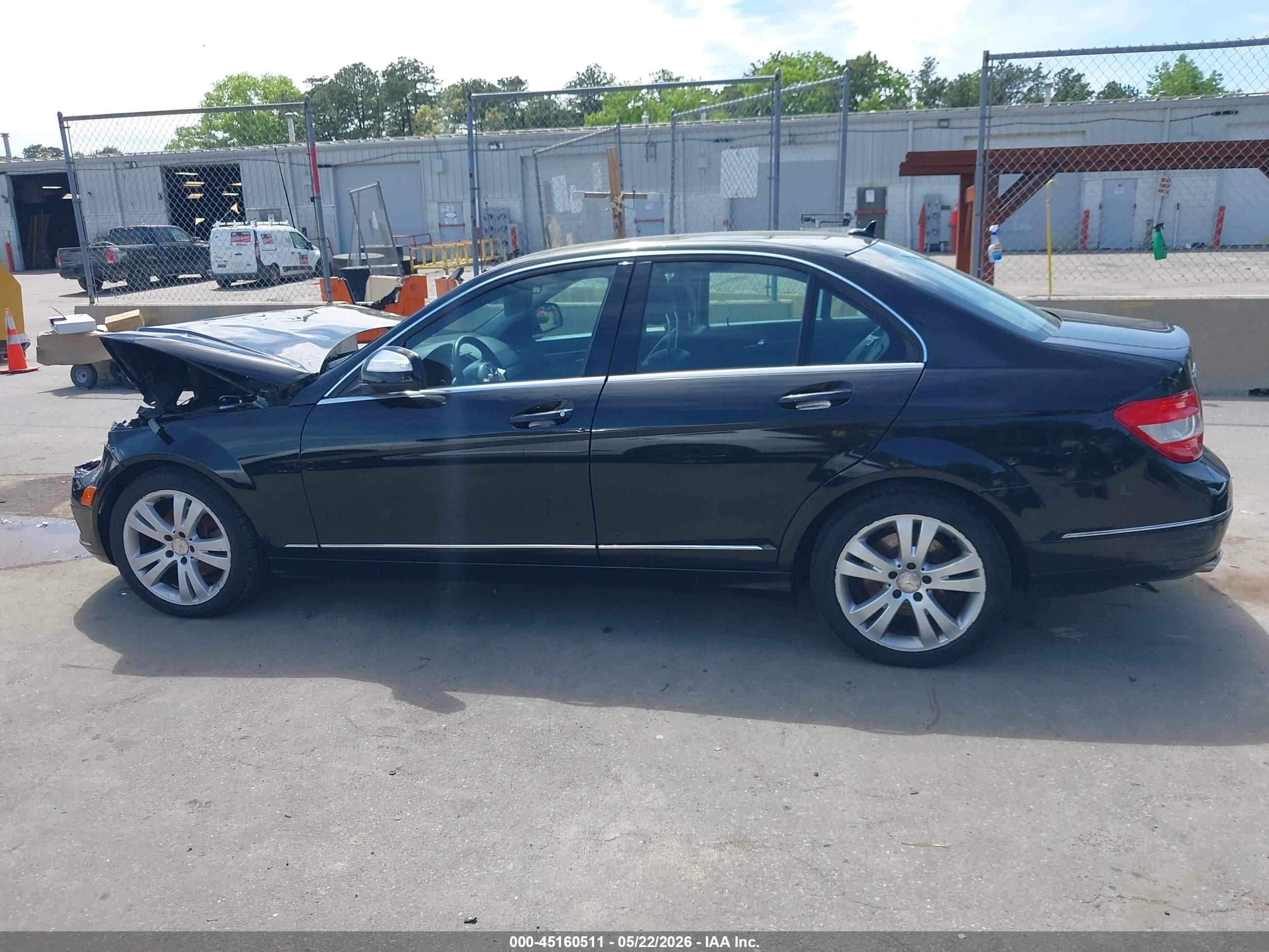 2009 Mercedes-benz C 300 Luxury 4matic/sport 4matic Black vin: WDDGF81X59F252852
