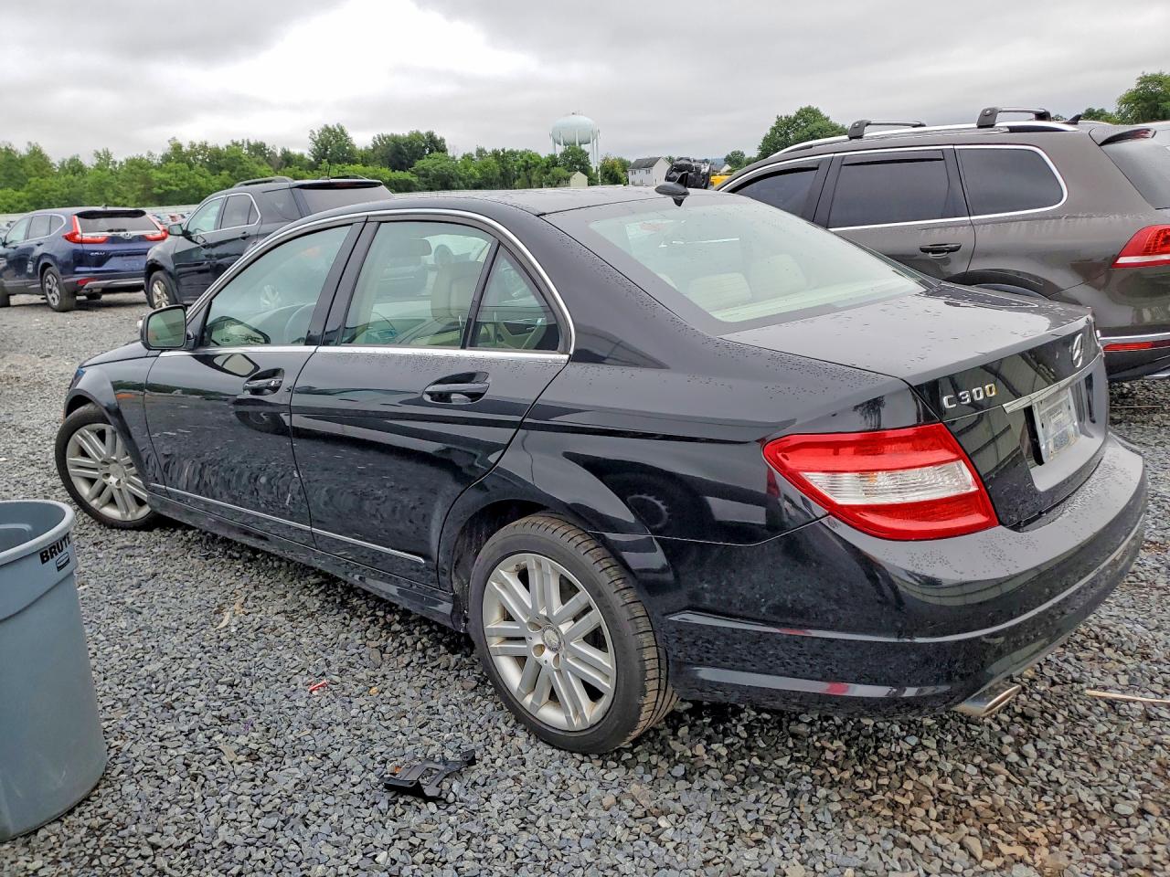 2009 Mercedes-benz C 300 4matic Black vin: WDDGF81X59F279419