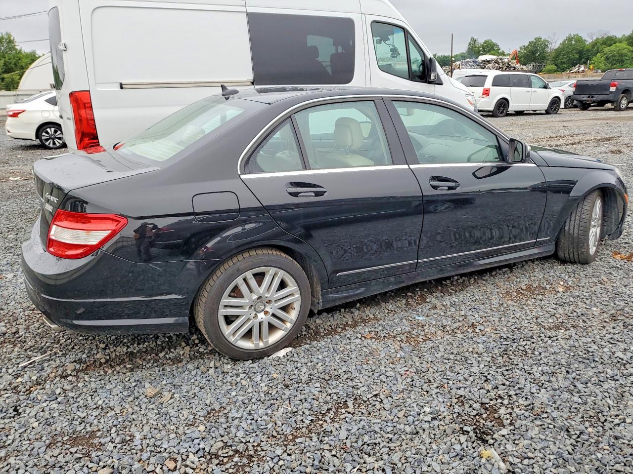 2009 Mercedes-benz C 300 4matic Black vin: WDDGF81X59F279419