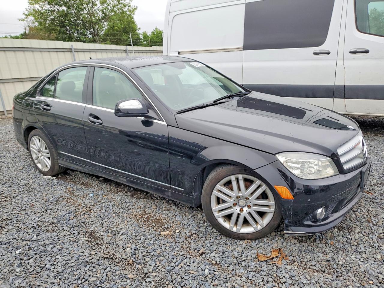 2009 Mercedes-benz C 300 4matic Black vin: WDDGF81X59F279419