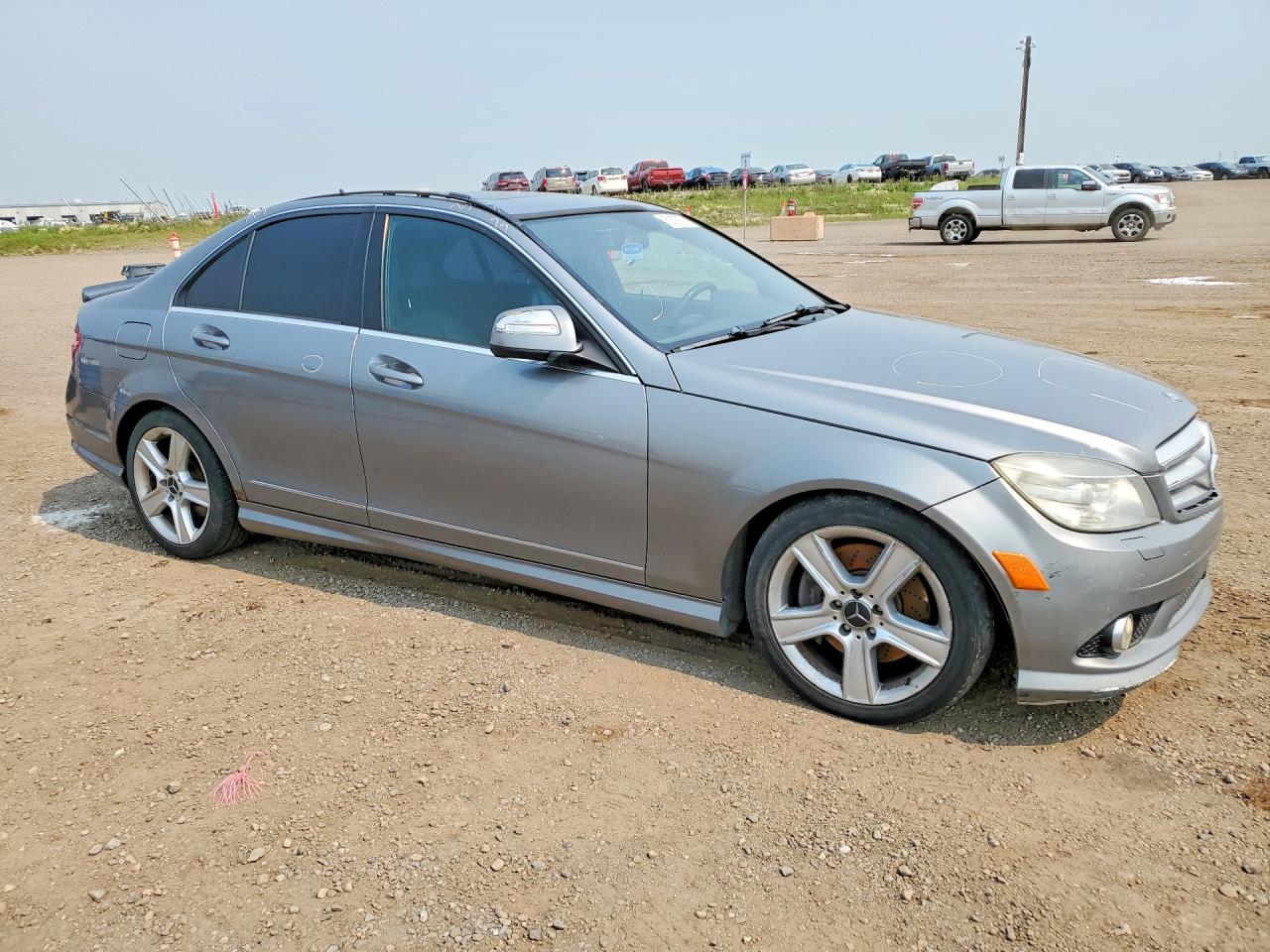 2009 Mercedes-benz C 300 4matic Silver vin: WDDGF81X59F341465