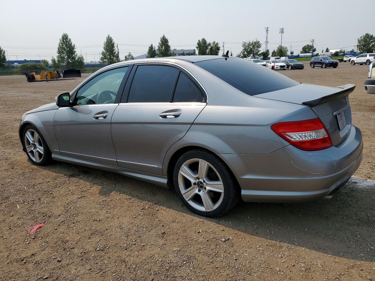 2009 Mercedes-benz C 300 4matic Silver vin: WDDGF81X59F341465
