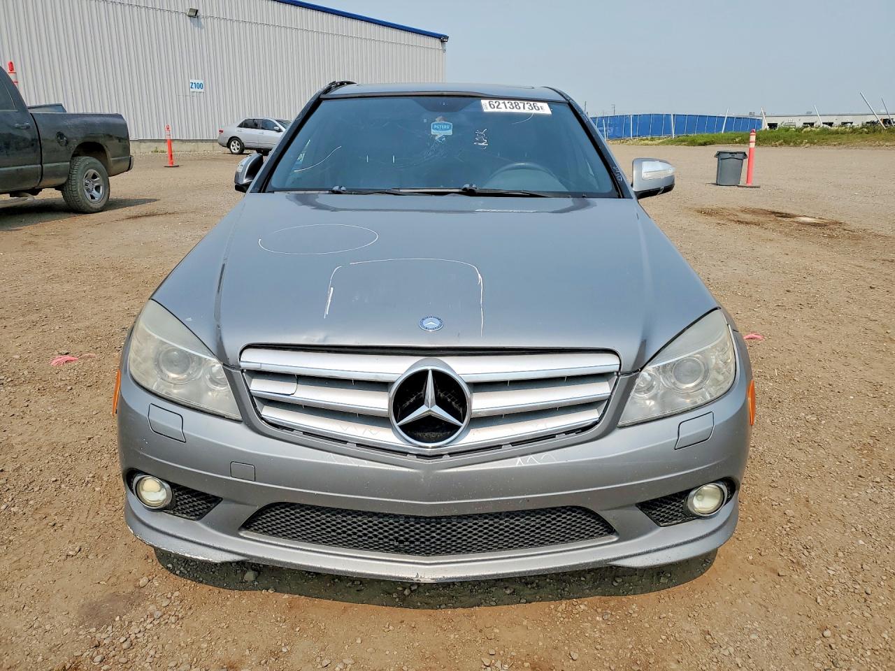 2009 Mercedes-benz C 300 4matic Silver vin: WDDGF81X59F341465