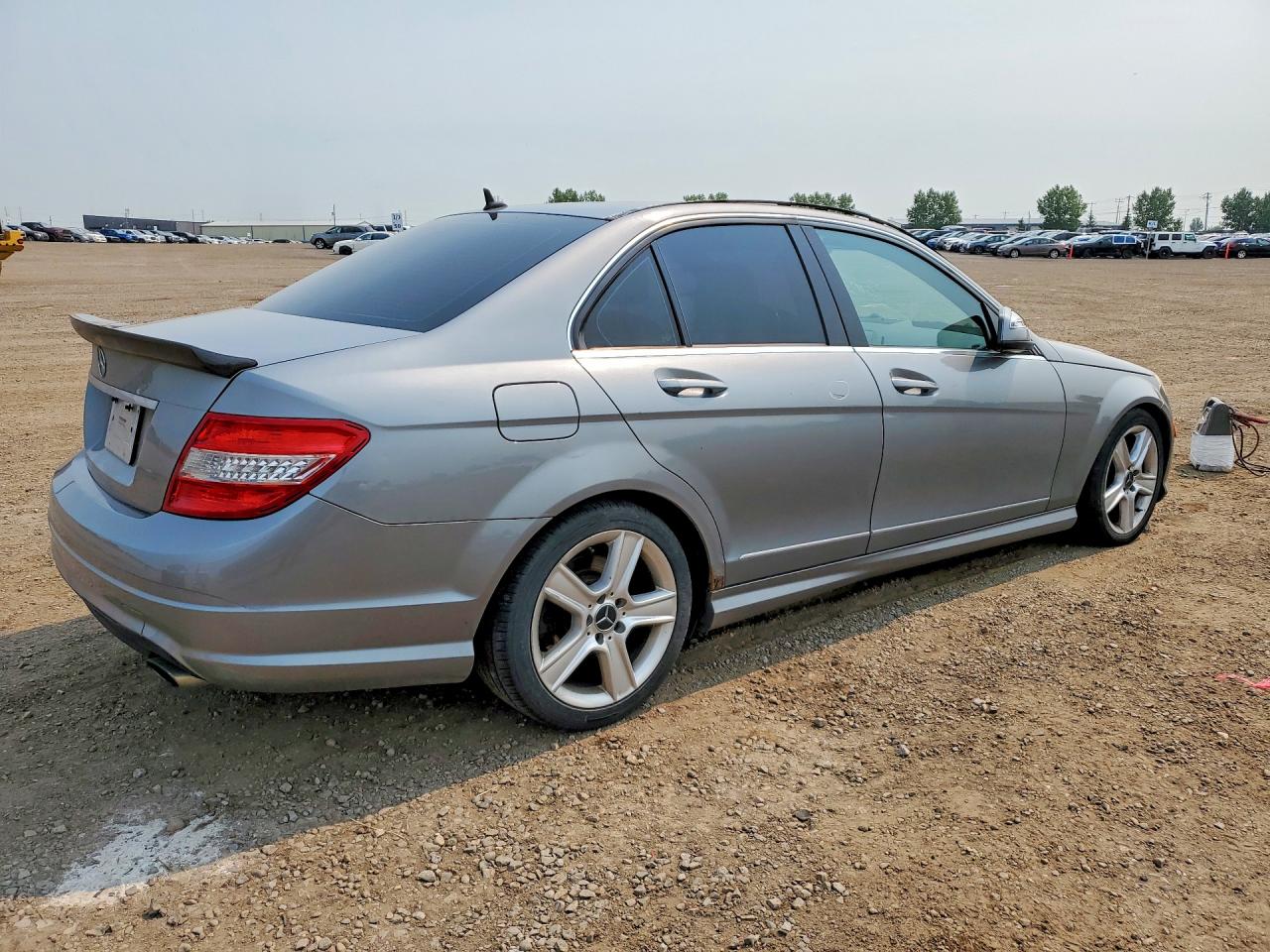 2009 Mercedes-benz C 300 4matic Silver vin: WDDGF81X59F341465