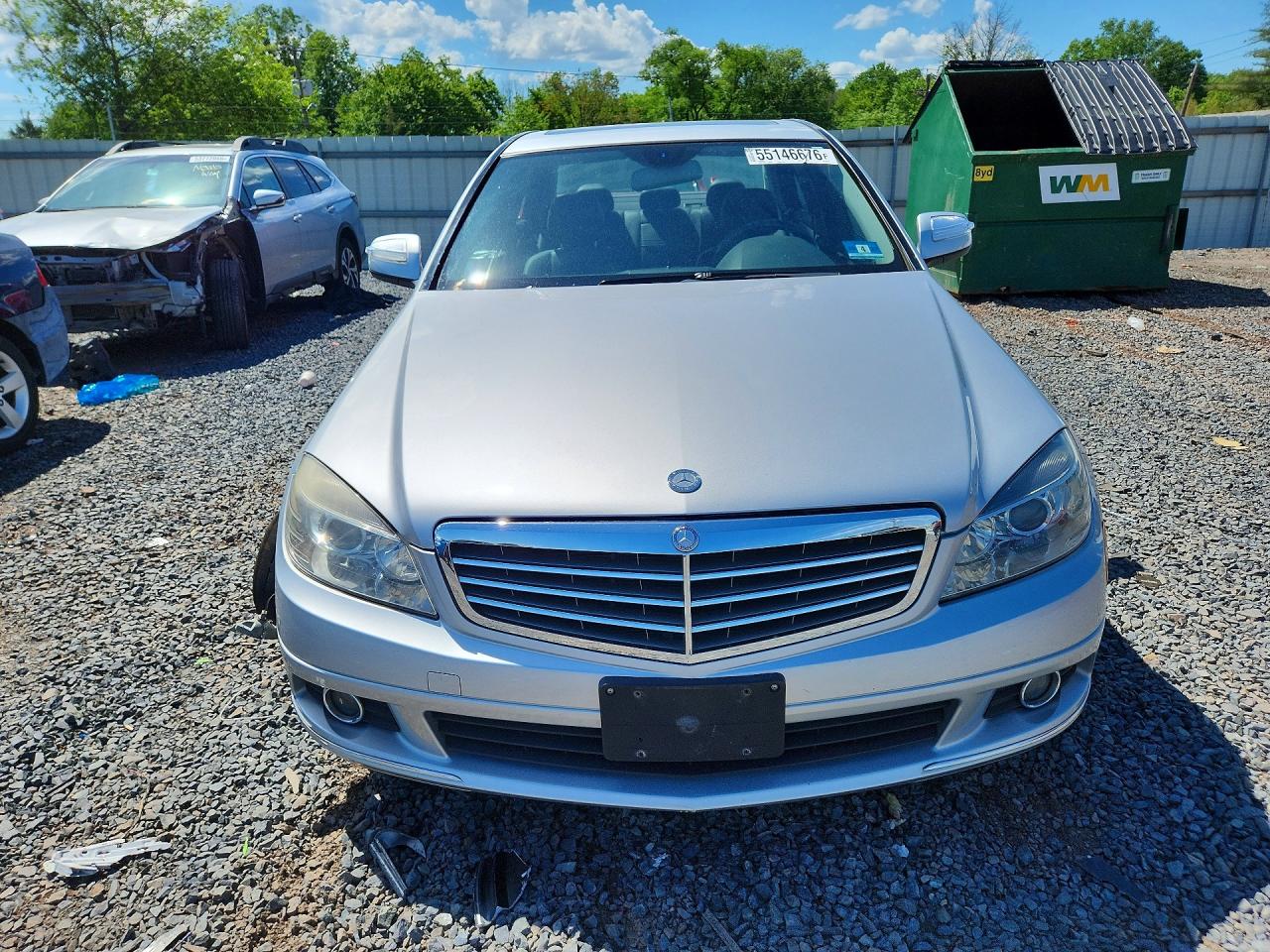 2009 Mercedes-benz C 300 4matic Silver vin: WDDGF81X59R065819