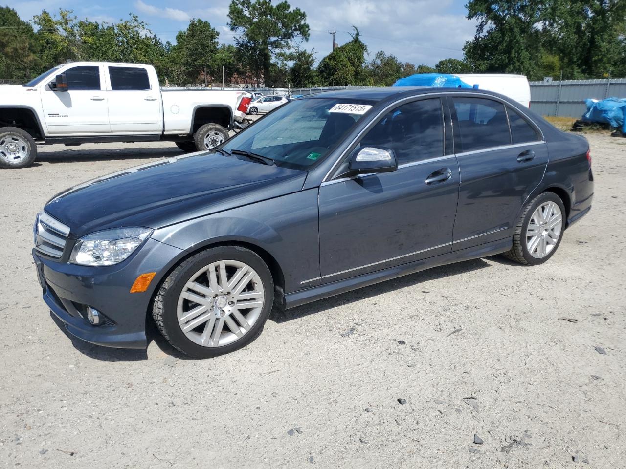 2009 Mercedes-benz C 300 4matic Серый vin: WDDGF81X59R067070