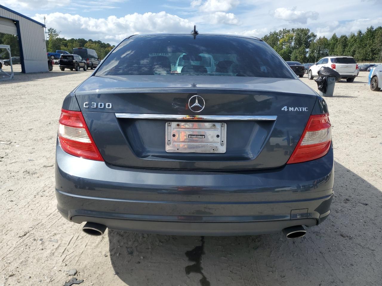 2009 Mercedes-benz C 300 4matic Серый vin: WDDGF81X59R067070