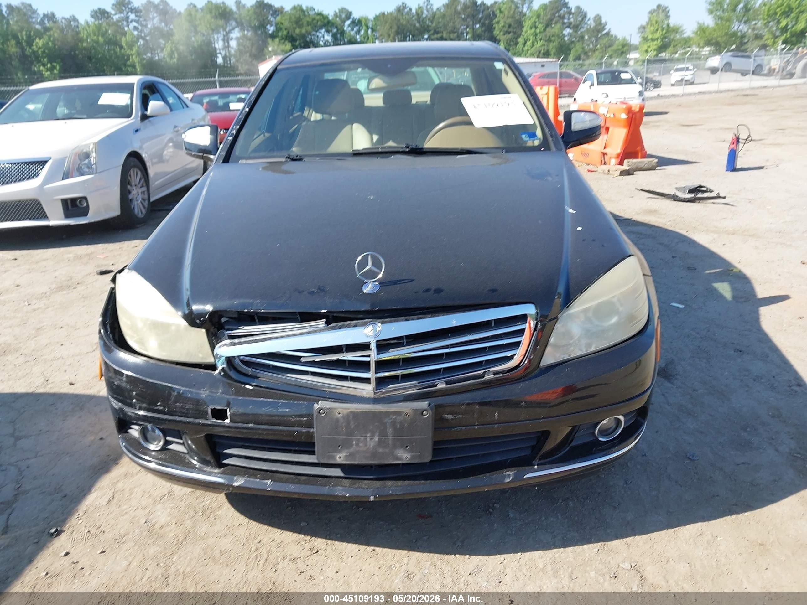 2008 Mercedes-benz C 300 Luxury 4matic/sport 4matic Black vin: WDDGF81X68F082788