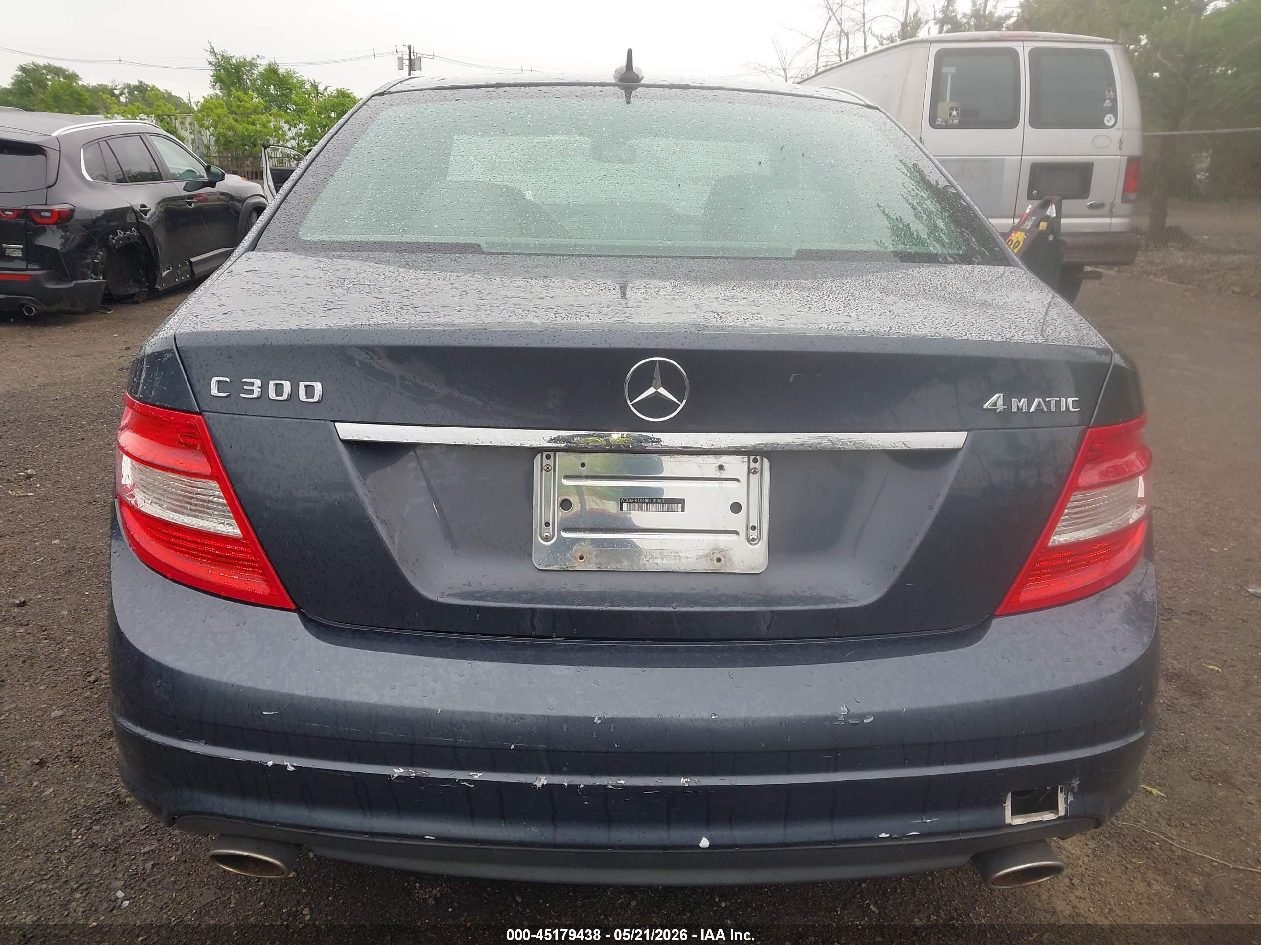 2008 Mercedes-benz C 300 Luxury 4matic/sport 4matic Gray vin: WDDGF81X68F110363