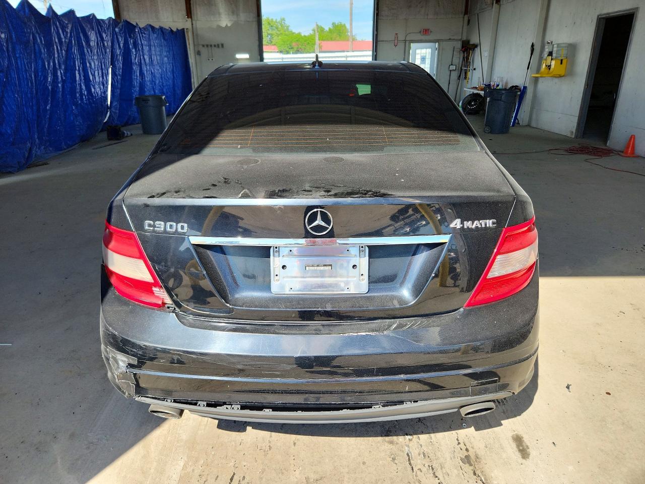 2008 Mercedes-benz C 300 4matic Black vin: WDDGF81X68F116339