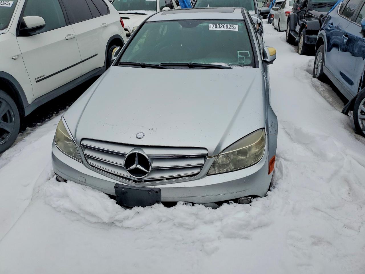 2008 Mercedes-benz C 300 4matic Серебряный vin: WDDGF81X68F141452