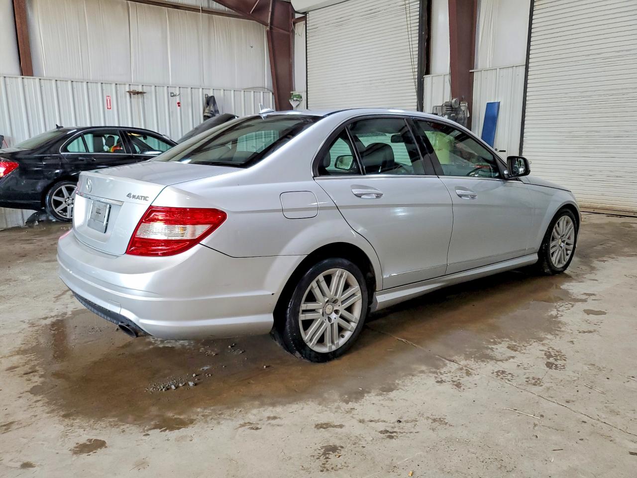 2008 Mercedes-benz C 300 4matic Silver vin: WDDGF81X68F143086